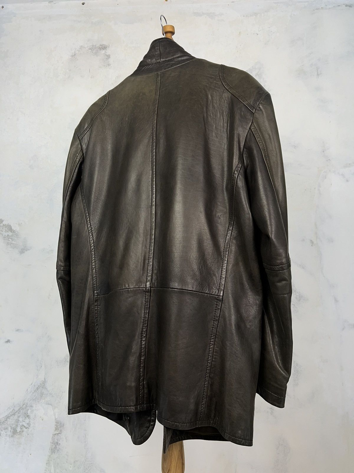 Milestone Milestone Leather Blazer Jacket Size L - XL Size US XL / EU 56 / 4 - 8 Thumbnail