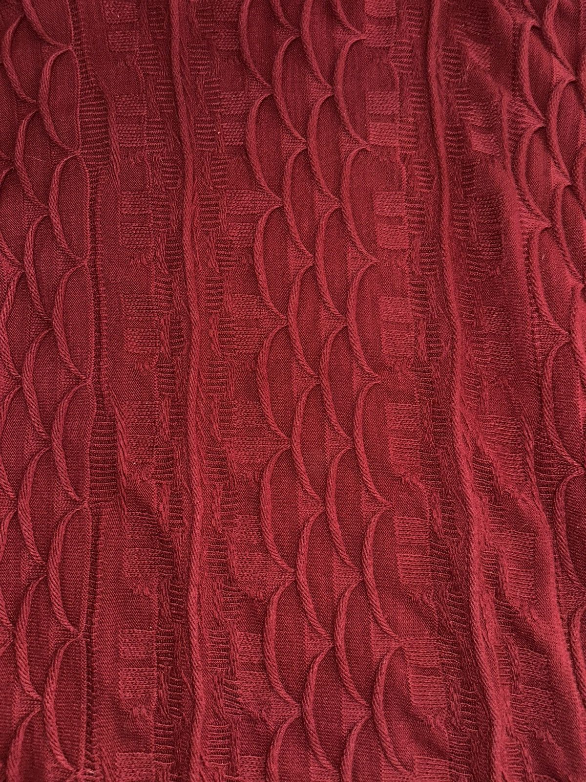 Vintage Vintage 3D Knit Acrylic Red Sweater Size US XL / EU 56 / 4 - 4 Thumbnail