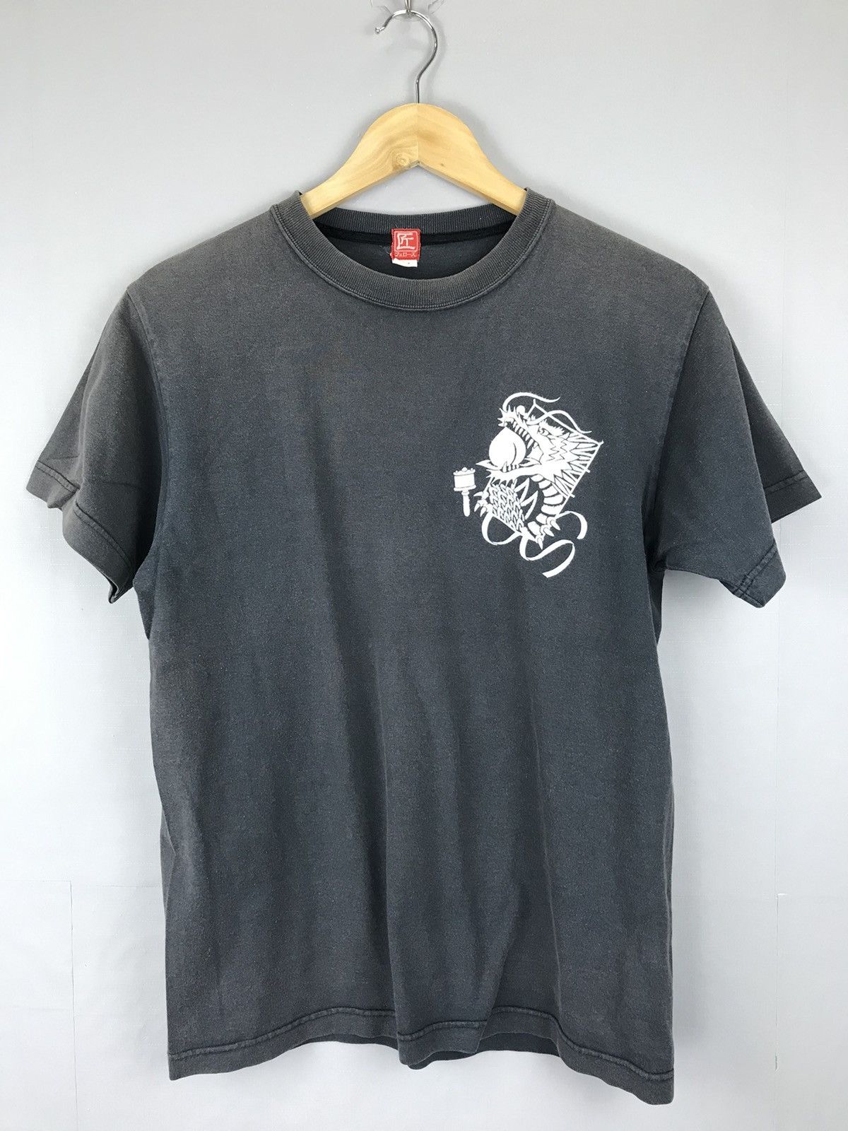 Vintage Vintage Sukajan Japan Dragonfly Embroidery Graphic Tshirt Size US M / EU 48-50 / 2 - 2 Thumbnail