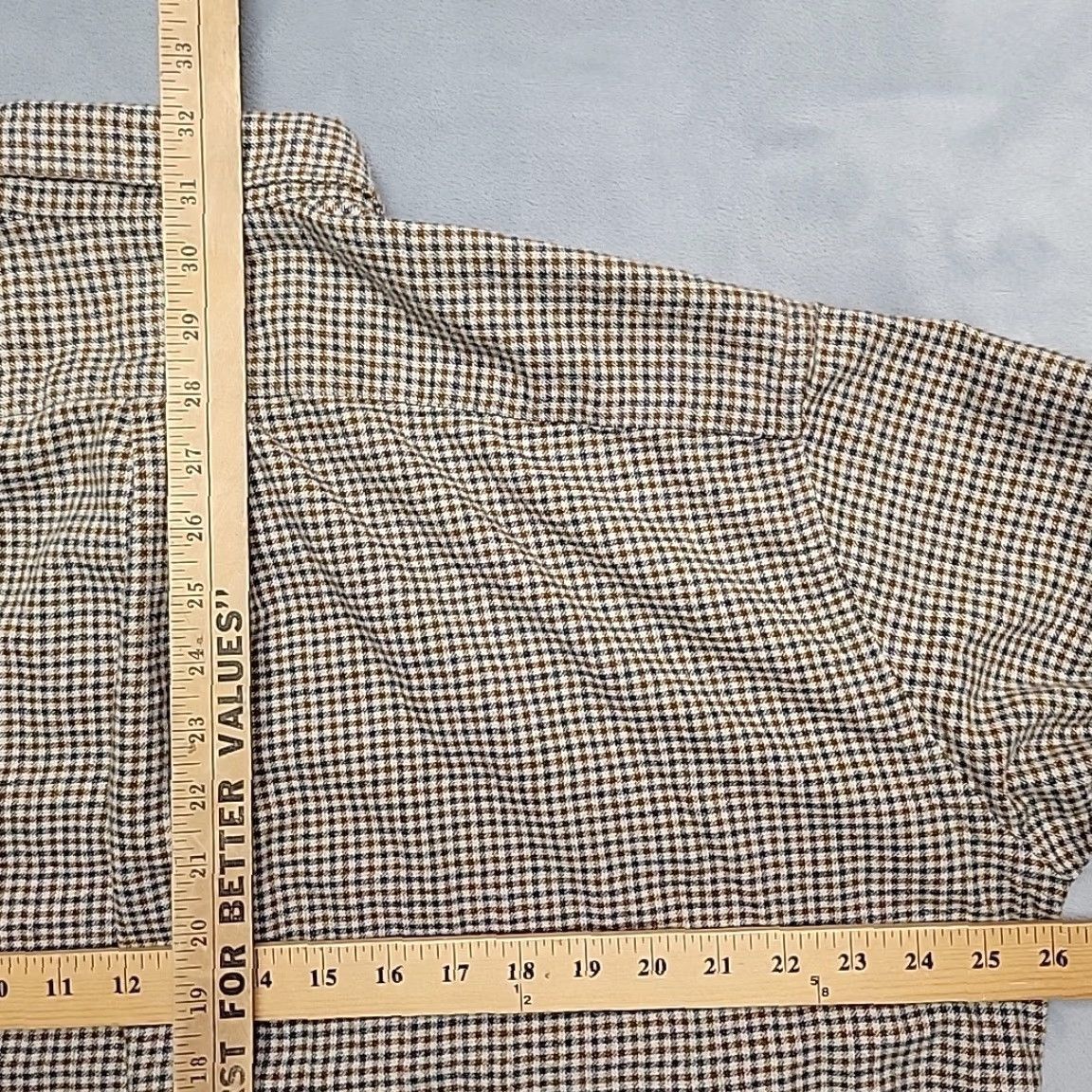 Lands' End Lands End Flannel Shirt Mens XL Brown Check Flannel Classic 90s Retro Outdoors Size US XL / EU 56 / 4 - 8 Thumbnail