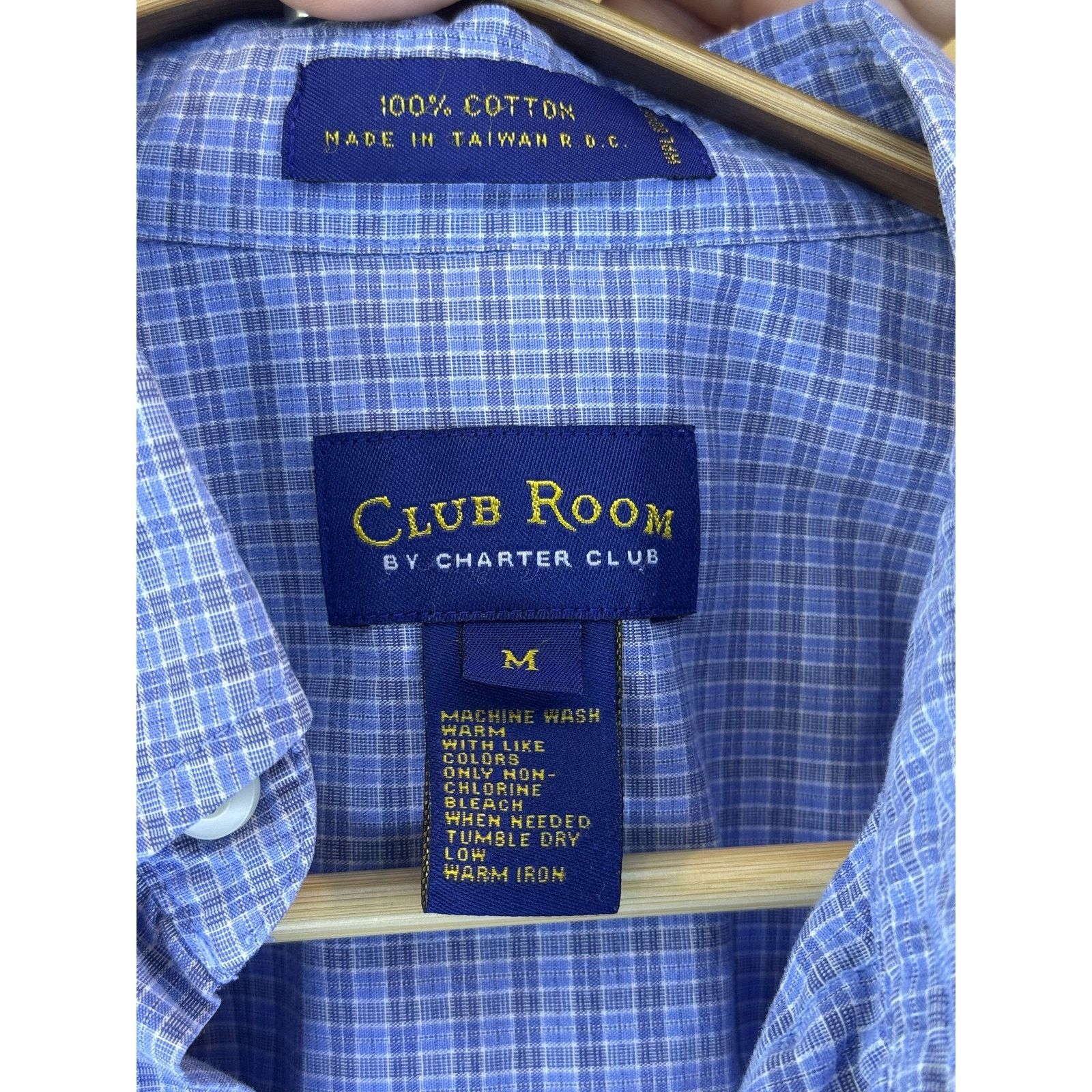 Club Room Club Room Medium Plaid Short Sleeve Button Up Casual Summer Size US M / EU 48-50 / 2 - 3 Thumbnail