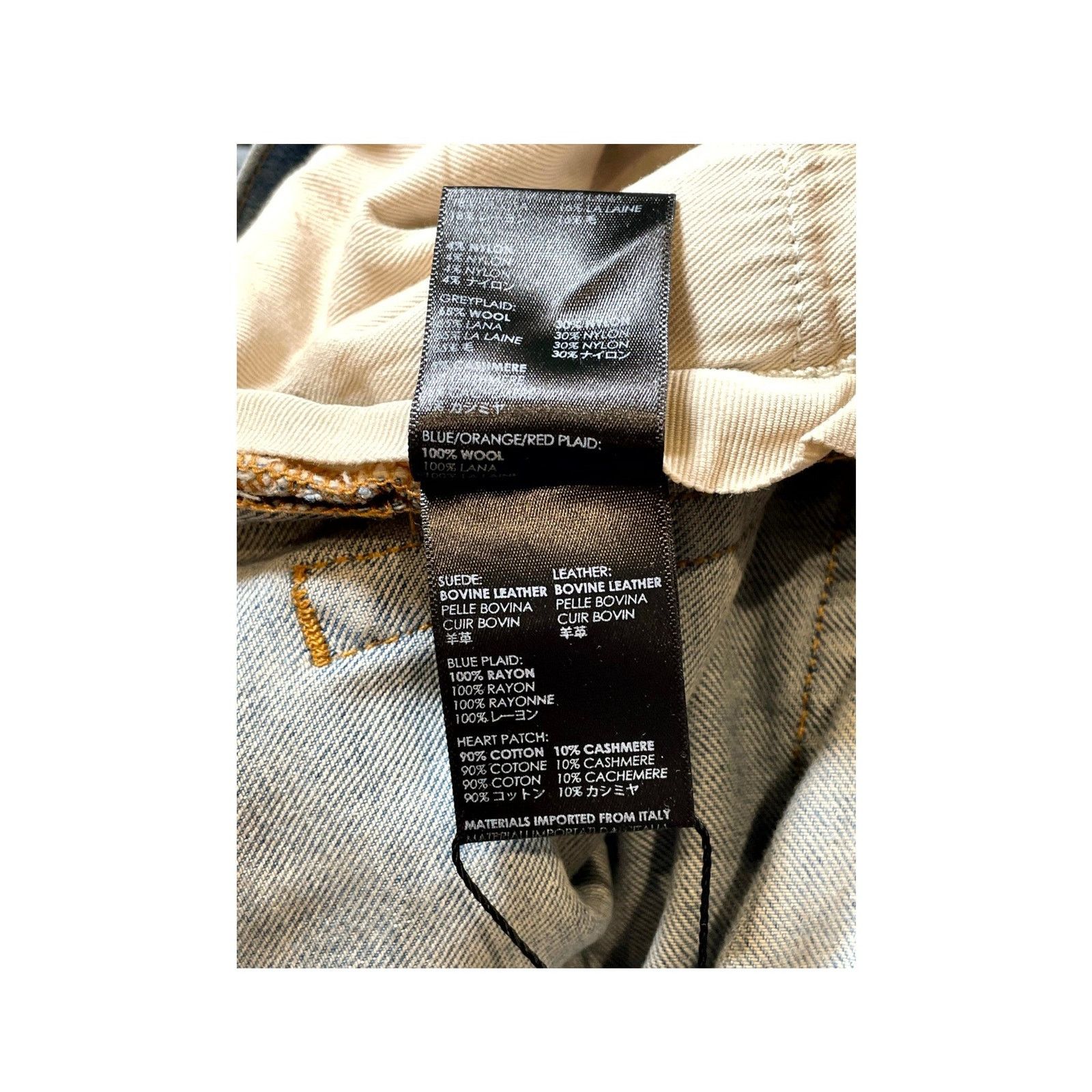 Amiri Amiri Lumberjack Patchwork Light Wash Jeans Size US 36 / EU 52 - 6 Thumbnail