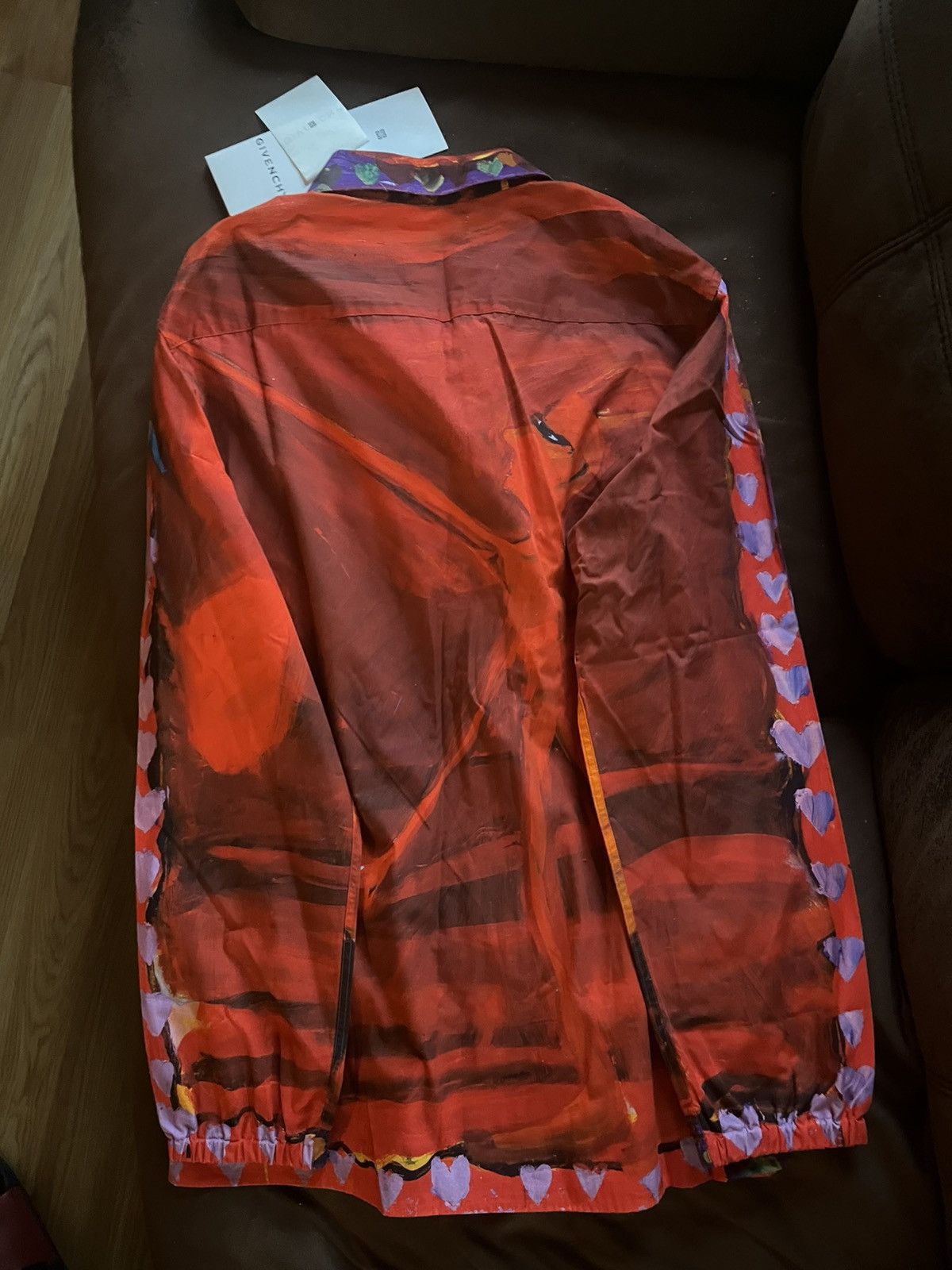 Givenchy Givenchy zipped shirt poplin with a Josh Smith Devil print. Size US XL / EU 56 / 4 - 7 Thumbnail