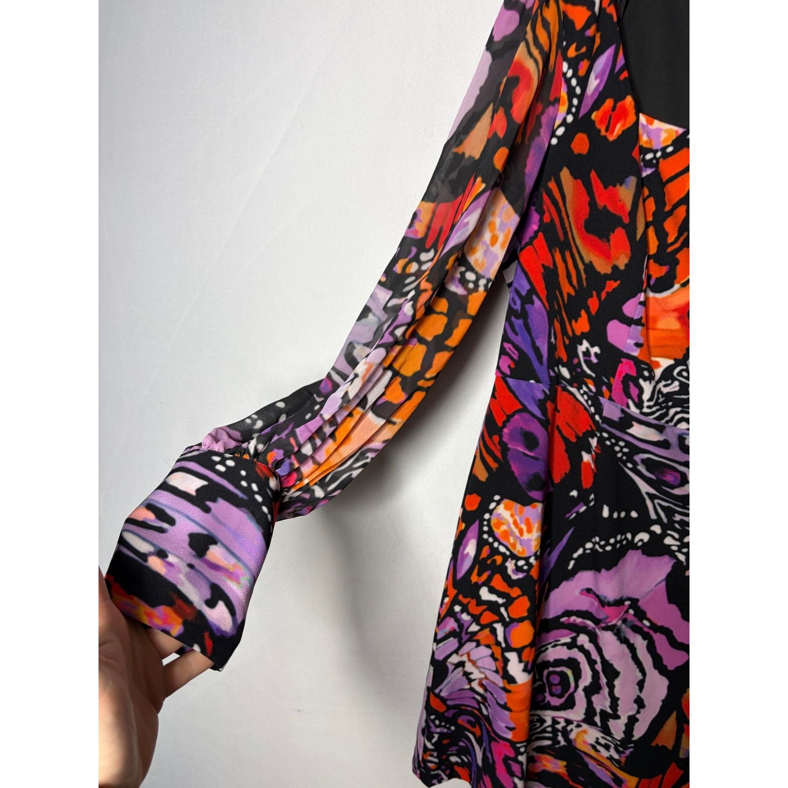 Hutch Anthropologie Hutch Elaine Mini Dress in purple orange sz 18 Size XXL / US 16-18 / IT 52-54 - 5 Thumbnail