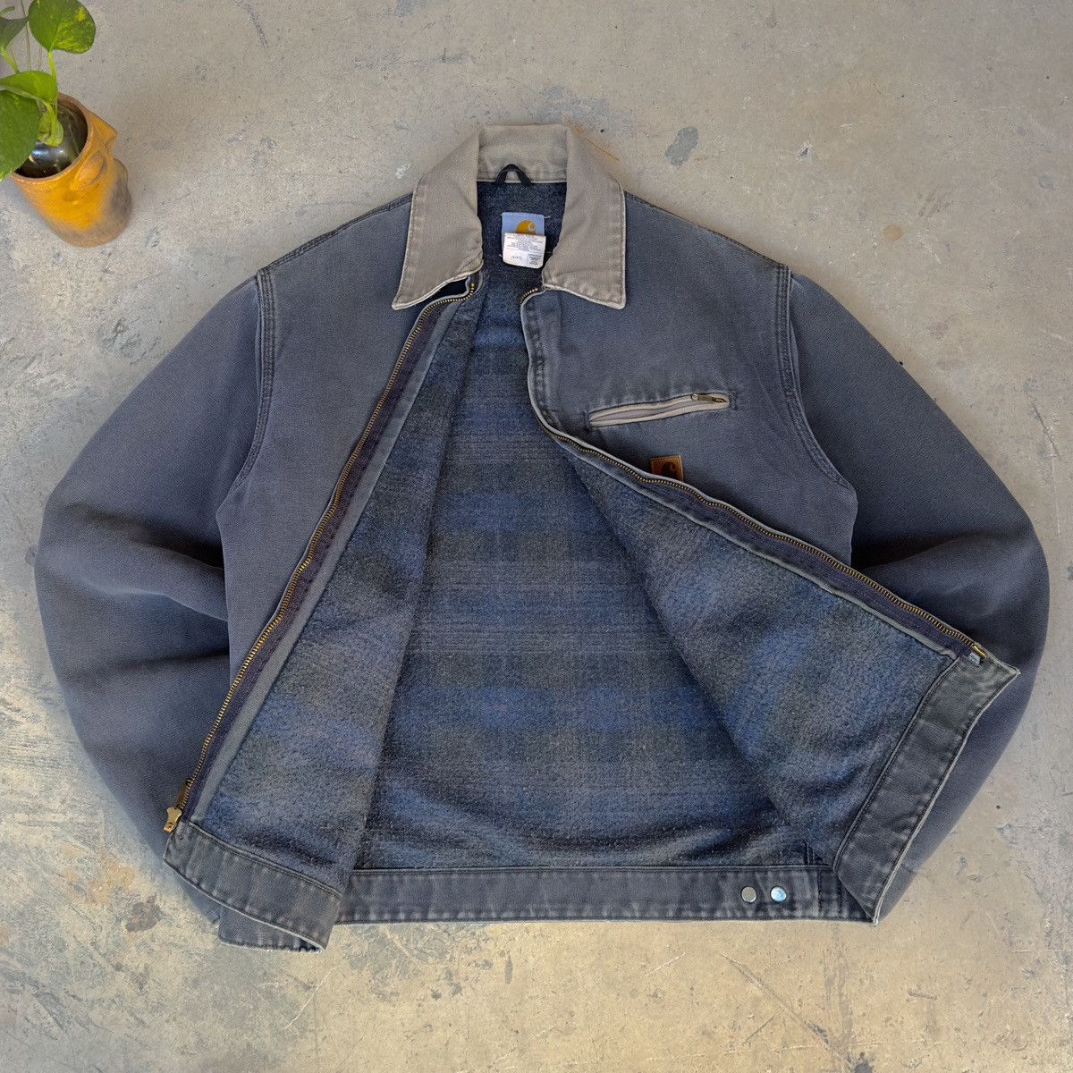 Carhartt SOLD - 2000’s Carhartt Detroit Jacket J97 PTL Faded Size US M / EU 48-50 / 2 - 3 Thumbnail