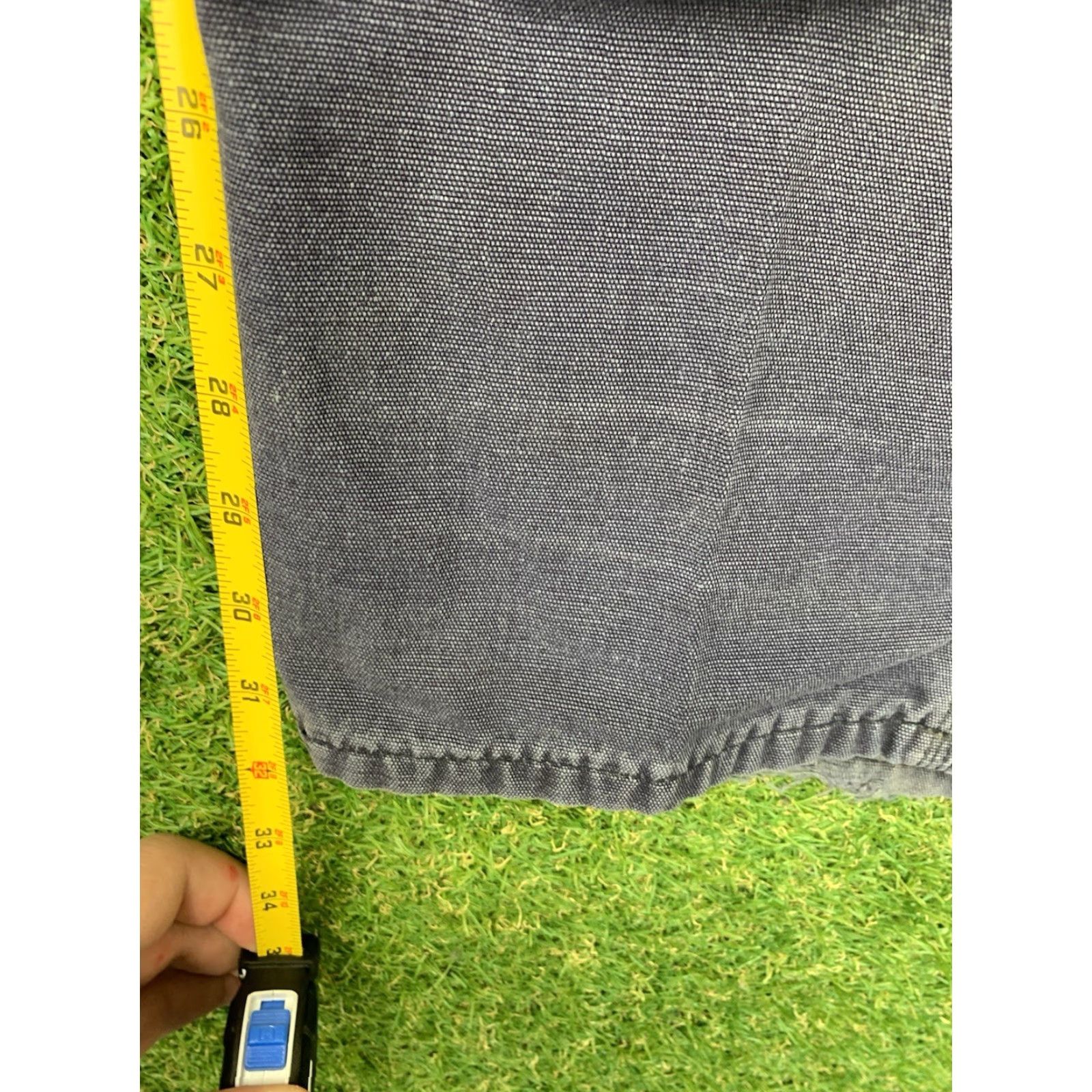 Carhartt VINTAGE Carhartt Work Pants Carpenter Style Mens 38x32 Blue Canvas Flame Resistant Workwear Size US 38 / EU 54 - 5 Thumbnail