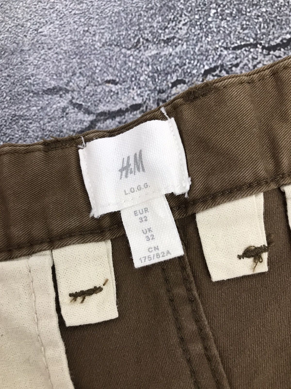 H&M H&M Skinny Fit Brown Basic Classic Cotton Chino Pants Size US 30 / EU 46 - 7 Thumbnail