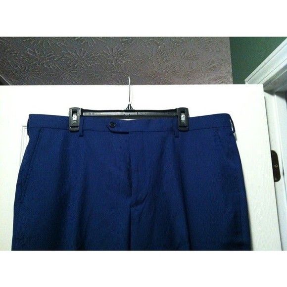 Joseph Abboud JOSEPH ABBOUD MEN'S NEW 100%WOOL DRESS PANTS 40/UNHEMMED Size 40R - 2 Thumbnail