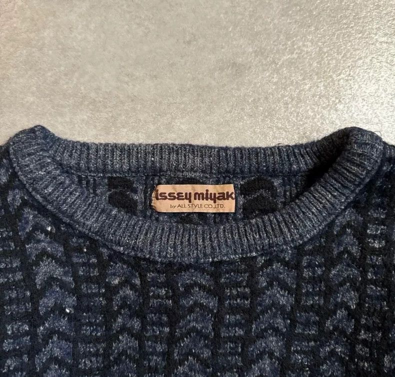 Issey Miyake issey miyake size:one size Wool-linen blended knitted swea Size US XXS / EU 40 - 2 Thumbnail