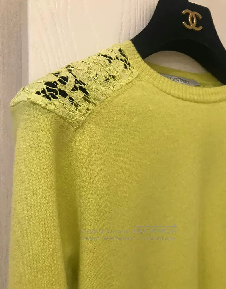 Valentino Valentino Cashmere lace top Size M / US 6-8 / IT 42-44 - 3 Thumbnail