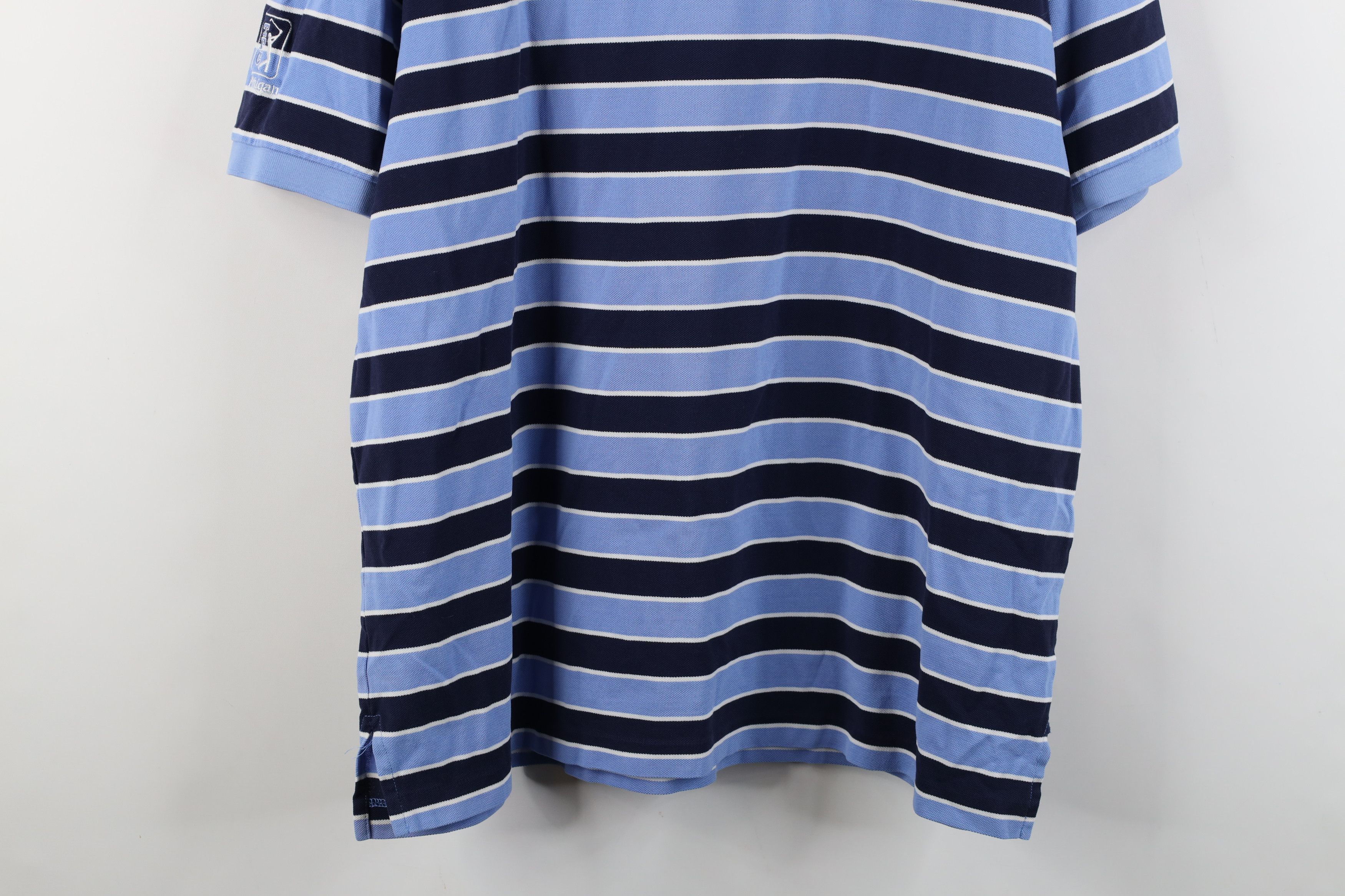 Ralph Lauren Polo Golf Ralph Lauren Striped Color Block Knit Polo Shirt Size US XL / EU 56 / 4 - 14 Thumbnail