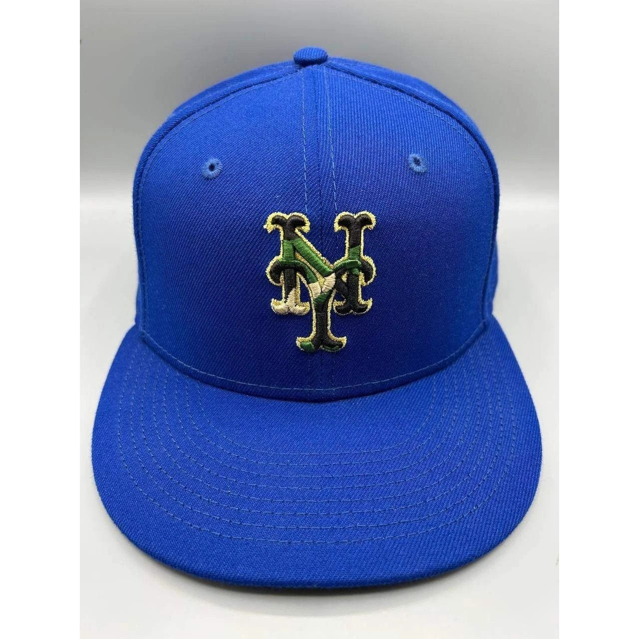 New Era New York Mets Hat Men 7 3/4 MLB 59Fifty New Era Fitted Cap Size ONE SIZE - 1 Thumbnail