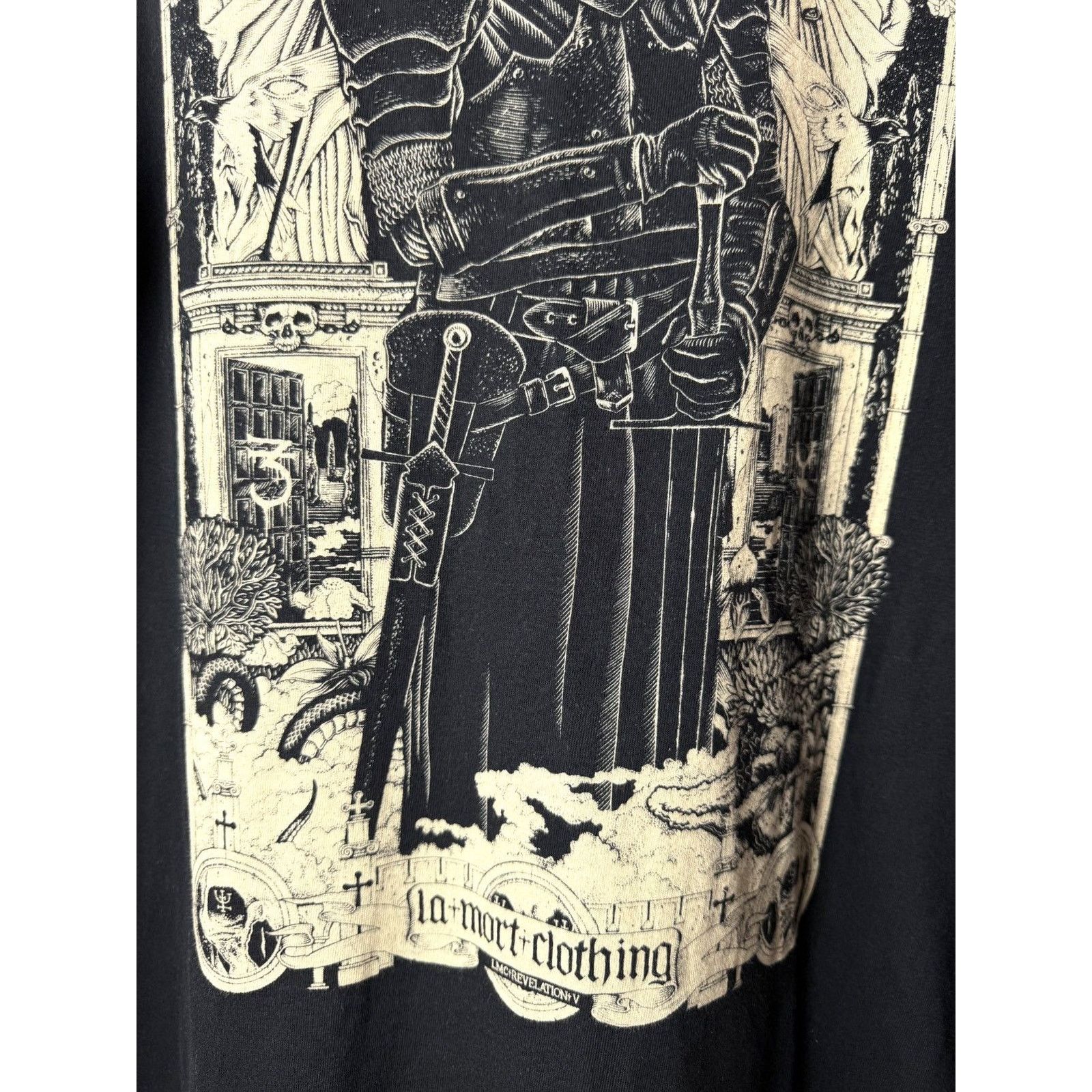 Affliction Vintage Style Knight Affiction T Shirt War Size US XL / EU 56 / 4 - 3 Thumbnail