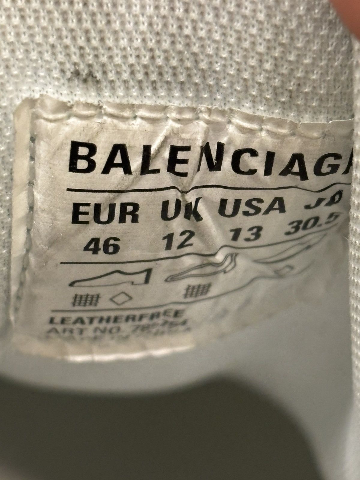 Balenciaga Balenciaga Cargo Sneakers Grey Blue Size US 13 / EU 46 - 8 Thumbnail