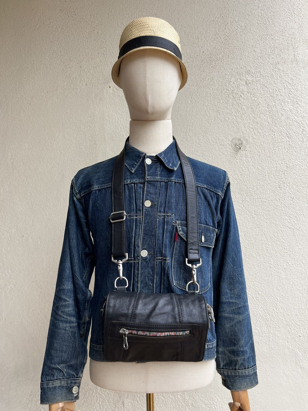 Leather OTIAS Japan Black Cow Leather Mini Bag Size ONE SIZE - 7 Thumbnail
