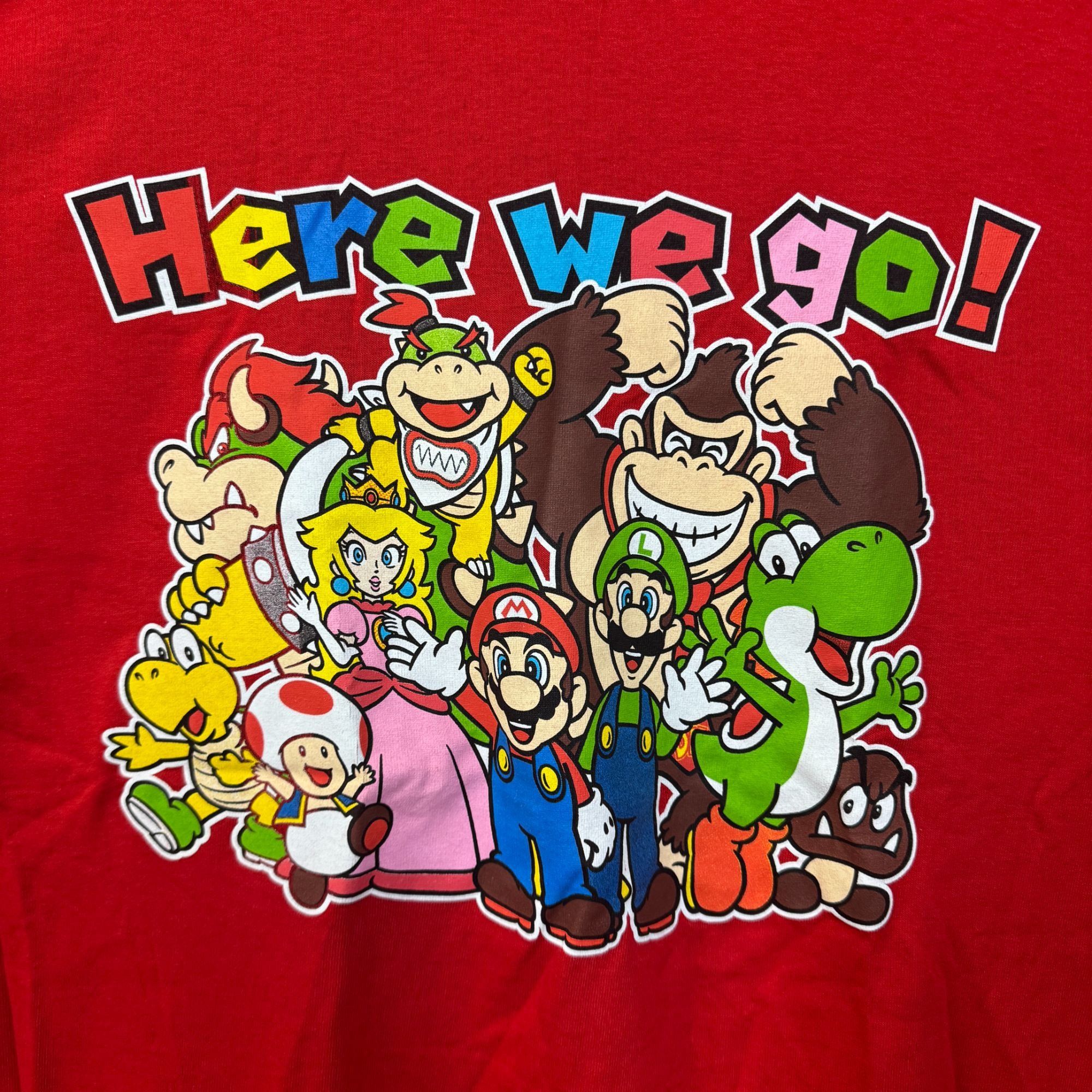 Nintendo Super Mario Here We Go! character T-shirt size 2XL Size US XXL / EU 58 / 5 - 2 Thumbnail
