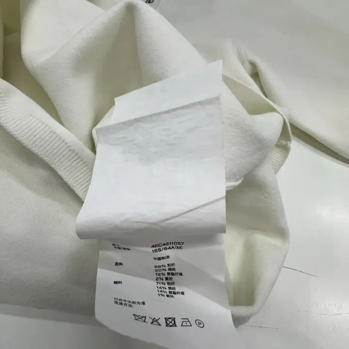 Alexander Wang Alexander Wang SS22 Logo Knit Short Sleeve T-Shirt - Size M / US 6-8 / IT 42-44 - 5 Thumbnail