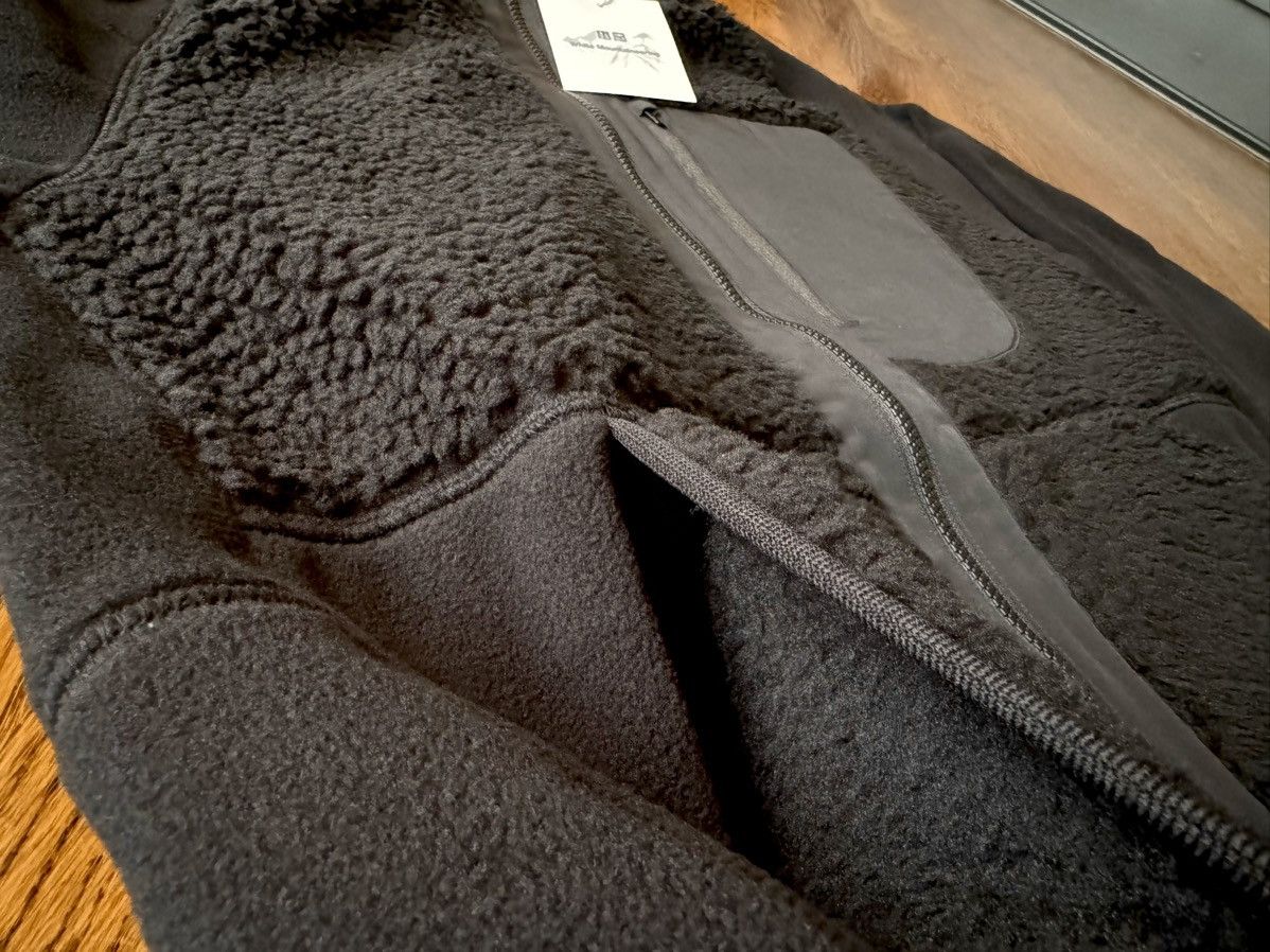Uniqlo × White Mountaineering Medium Black Fleece Long-Sleeve Hoodie Pullover Jacket Coat Size US M / EU 48-50 / 2 - 14 Thumbnail