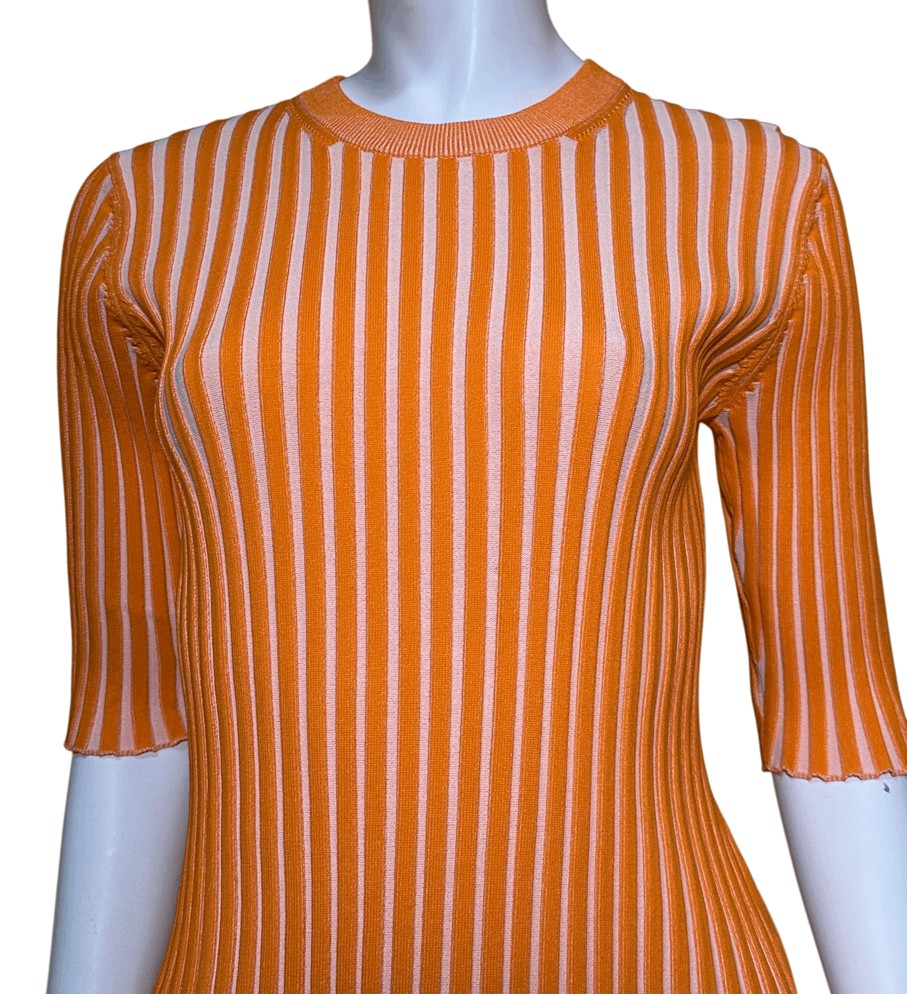 Marimekko Crew Neck Sweater Orange Size L / US 10 / IT 46 - 2 Thumbnail