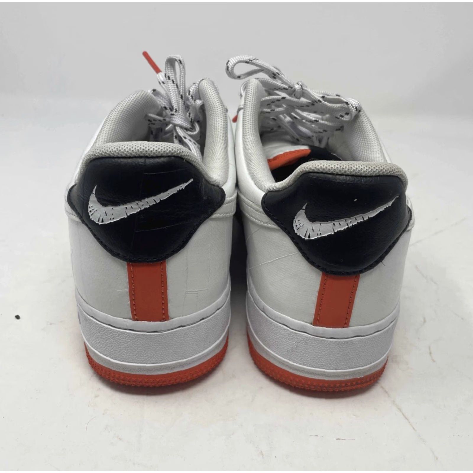 Nike Nike Air Force 1 '07 LV8 'NY vs NY' CJ5848-100 Mens 9.5 White/Black-Orange Peel Sneaker Size ONE SIZE - 5 Thumbnail