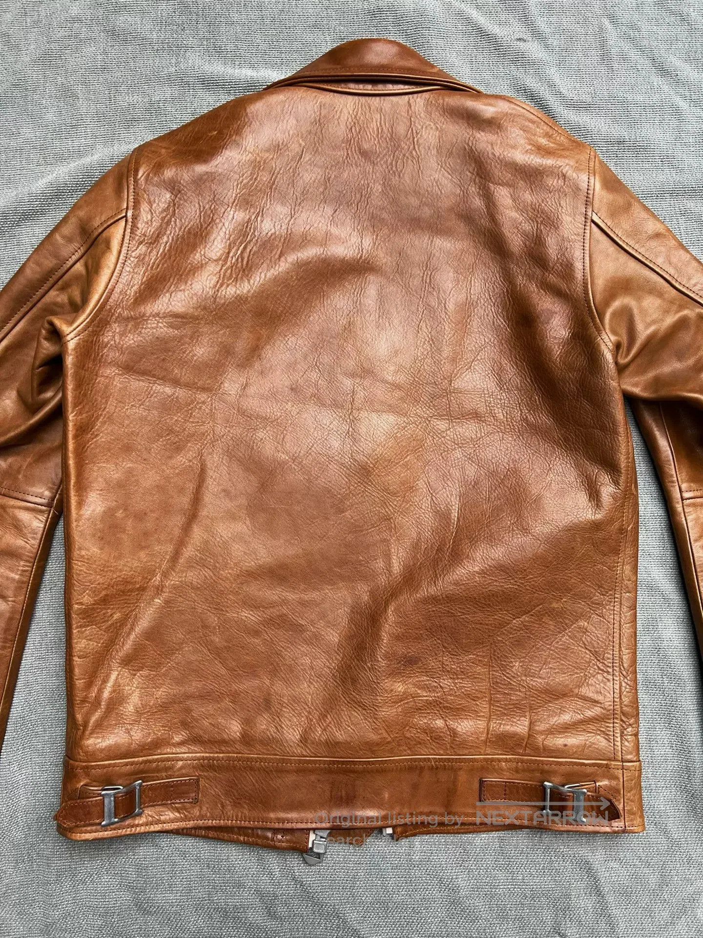 SUNSEA Sunset Bay Honey Leather Pocket Jacket. Size US M / EU 48-50 / 2 - 9 Thumbnail