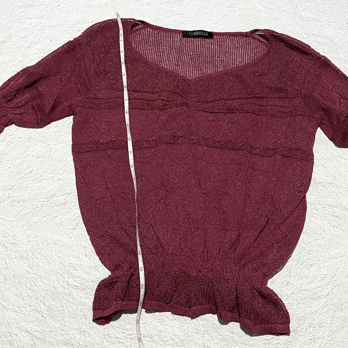 Hysteric Glamour 💥RARE💥 Vintage hysteric glamour 2000s mesh top Size S / US 4 / IT 40 - 3 Thumbnail