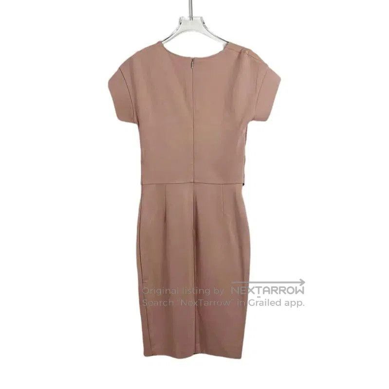 Max Mara MaxMara Pink Nylon Short Sleeve Dress . Size S / US 4 / IT 40 - 2 Thumbnail