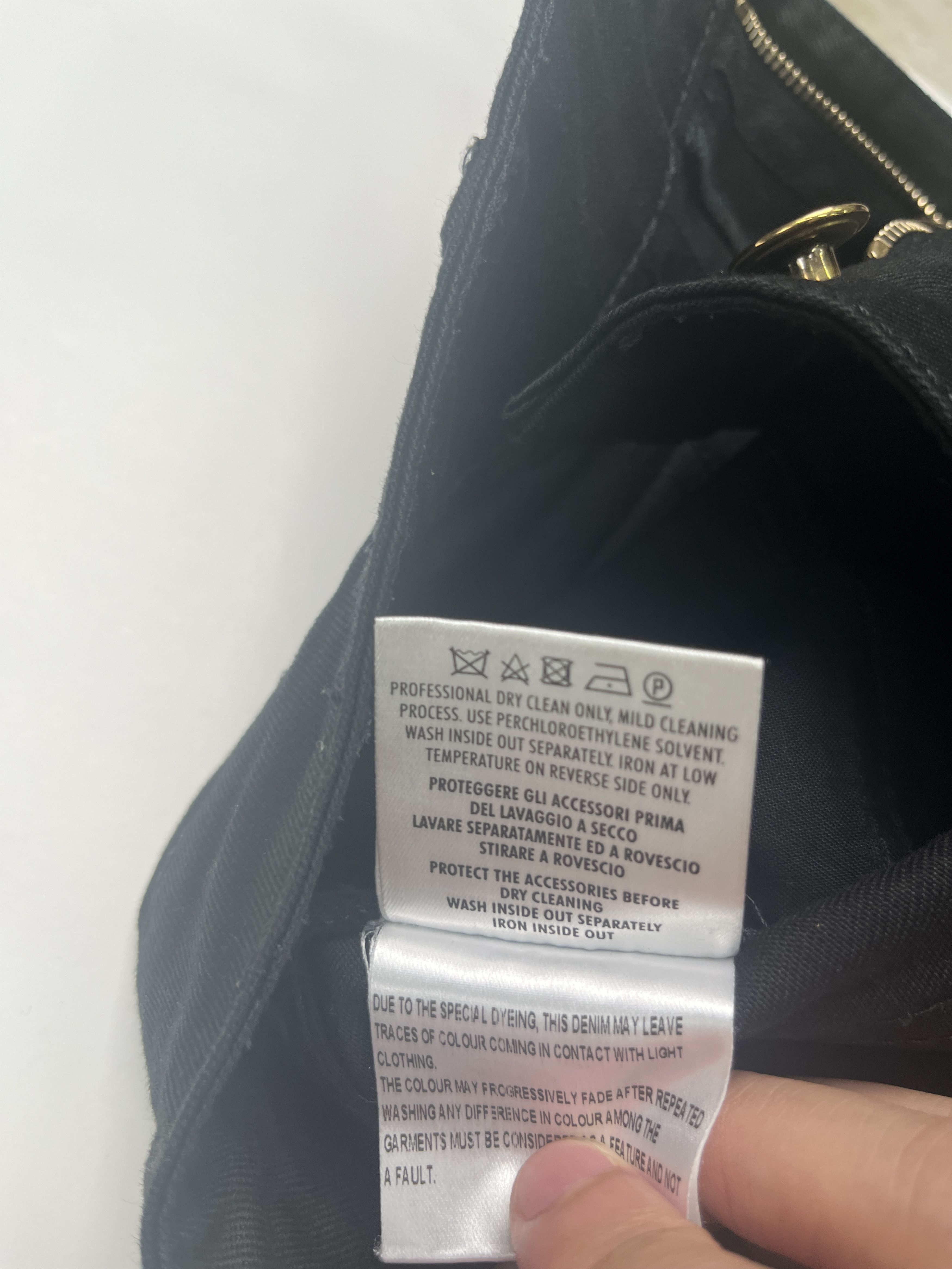 Gucci Gucci Black Jeans With Lacing At The Bottom Size 27" / US 4 / IT 40 - 7 Thumbnail