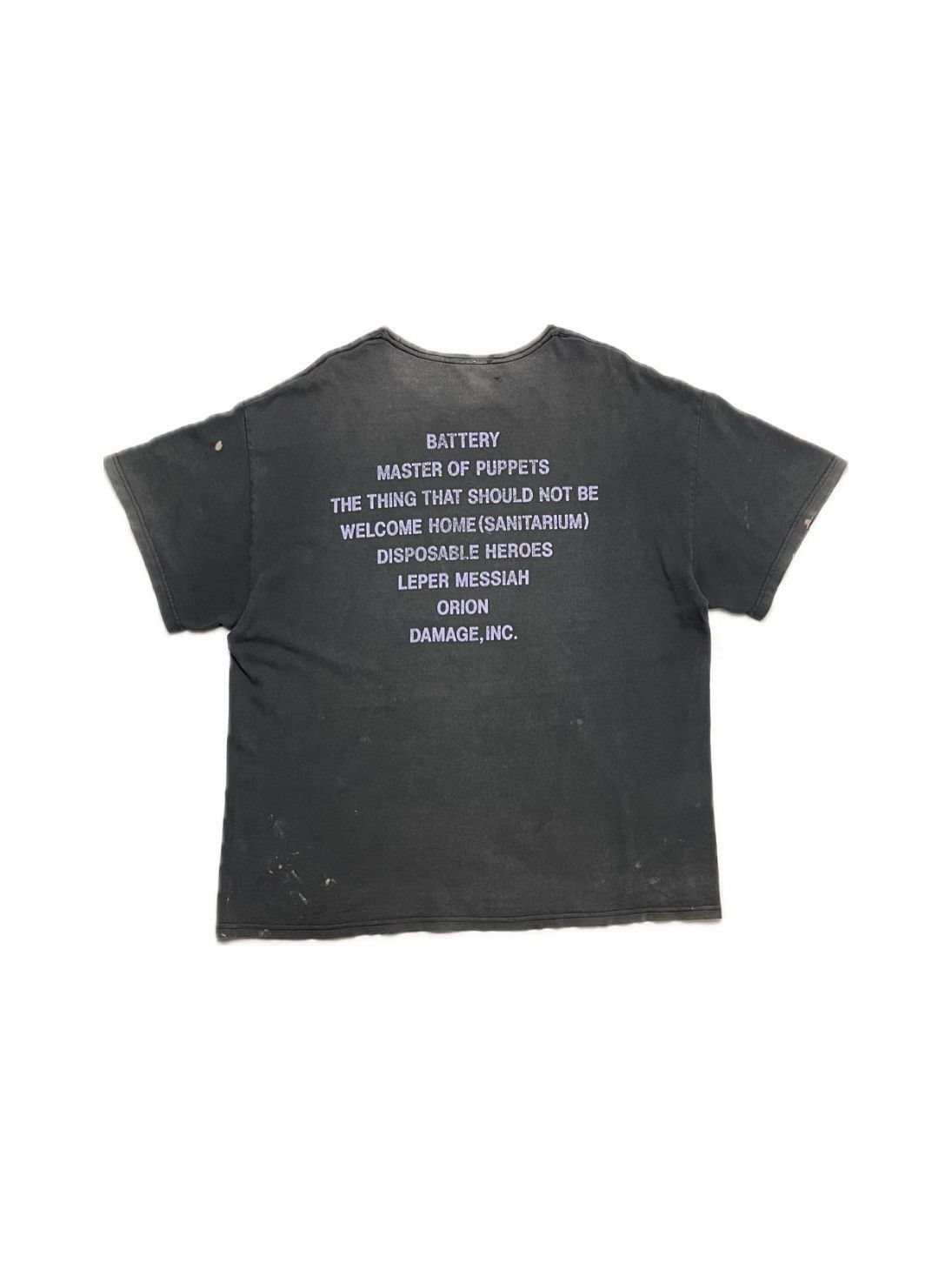 Metallica Vintage 1994 Metallica thrashed tour tee Size US L / EU 52-54 / 3 - 2 Thumbnail