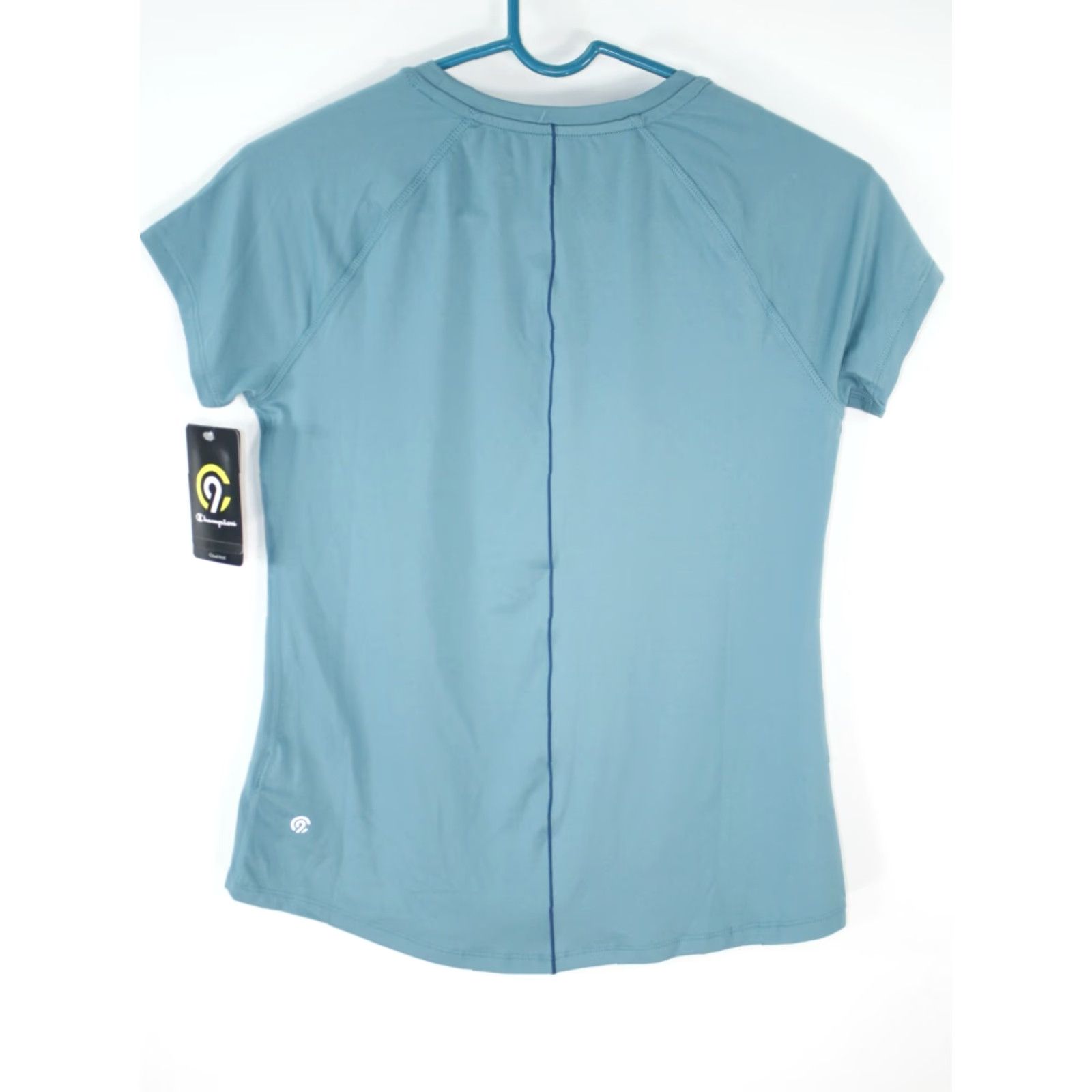 Champion Champion Sport T-Shirt Shirt Womens XS Blue Athletic Knit Short Sleeve Crew Neck 32 Chest Regular Size Type: T-Shirt Size XS / US 0-2 / IT 36-38 - 2 Thumbnail