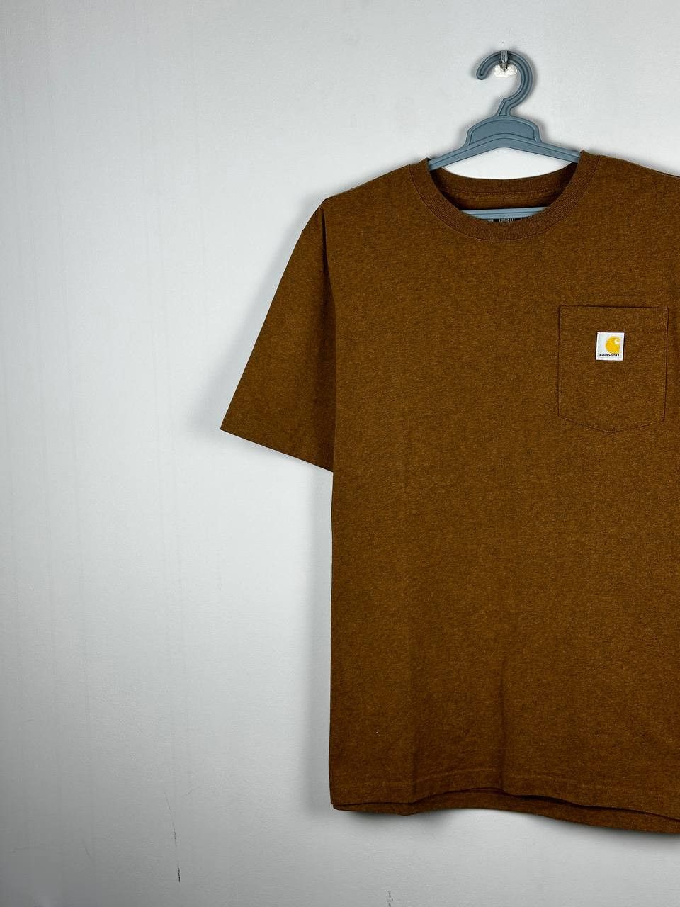 Carhartt Carhartt Logo Vintage Brown Pocket T Shirt Size L Size US L / EU 52-54 / 3 - 3 Thumbnail