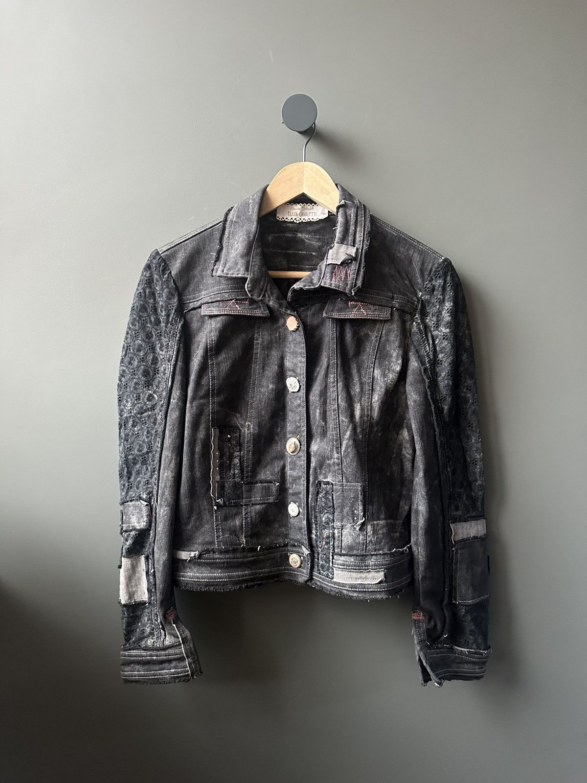 Elisa Cavaletti Elisa Cavaletti Bleached Avant Garde Jacket Y2K Size M / US 6-8 / IT 42-44 - 1 Thumbnail