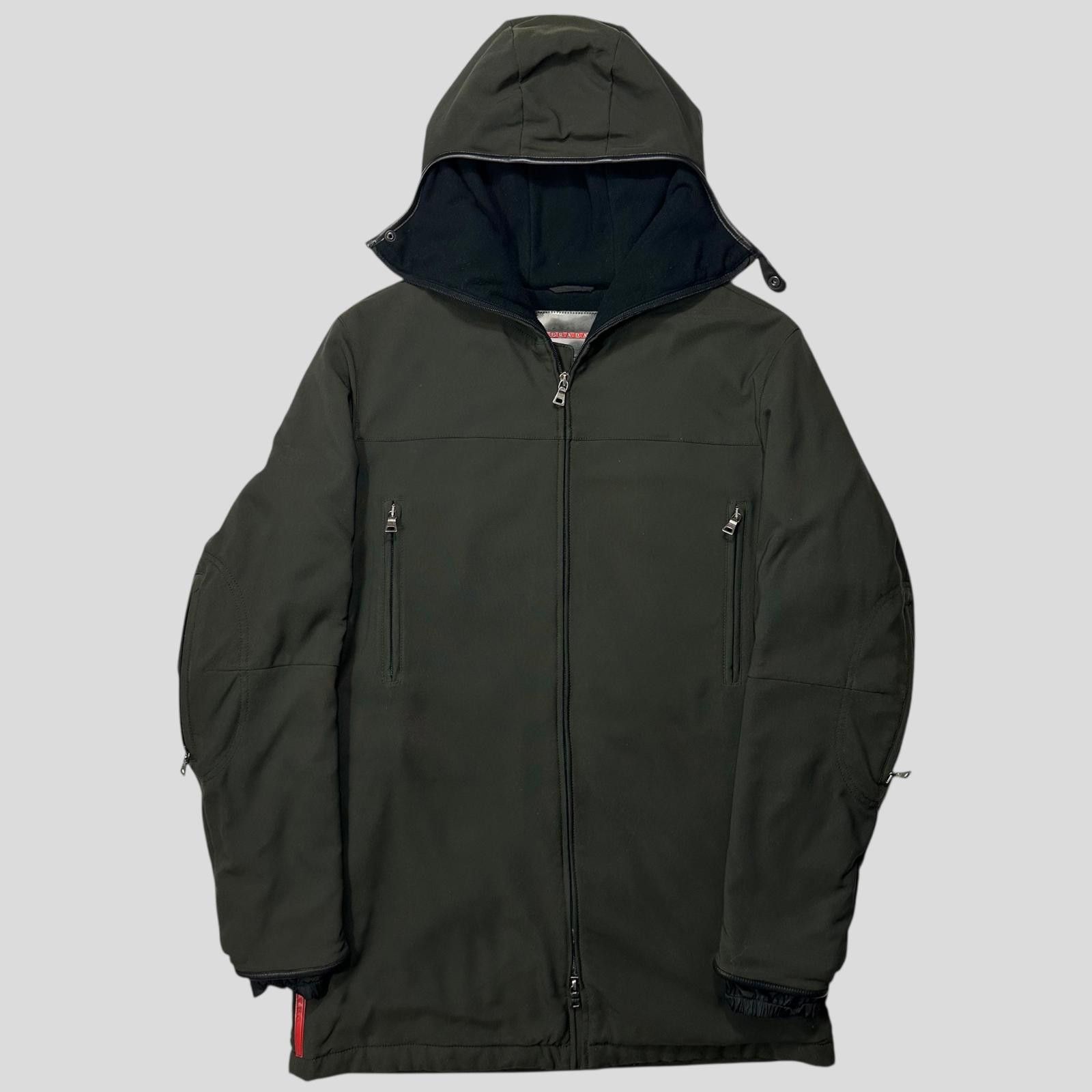 Prada Prada Sport 1999 Balaclava Fleece Lined Moto Jacket IT50 (L) Size US L / EU 52-54 / 3 - 7 Thumbnail