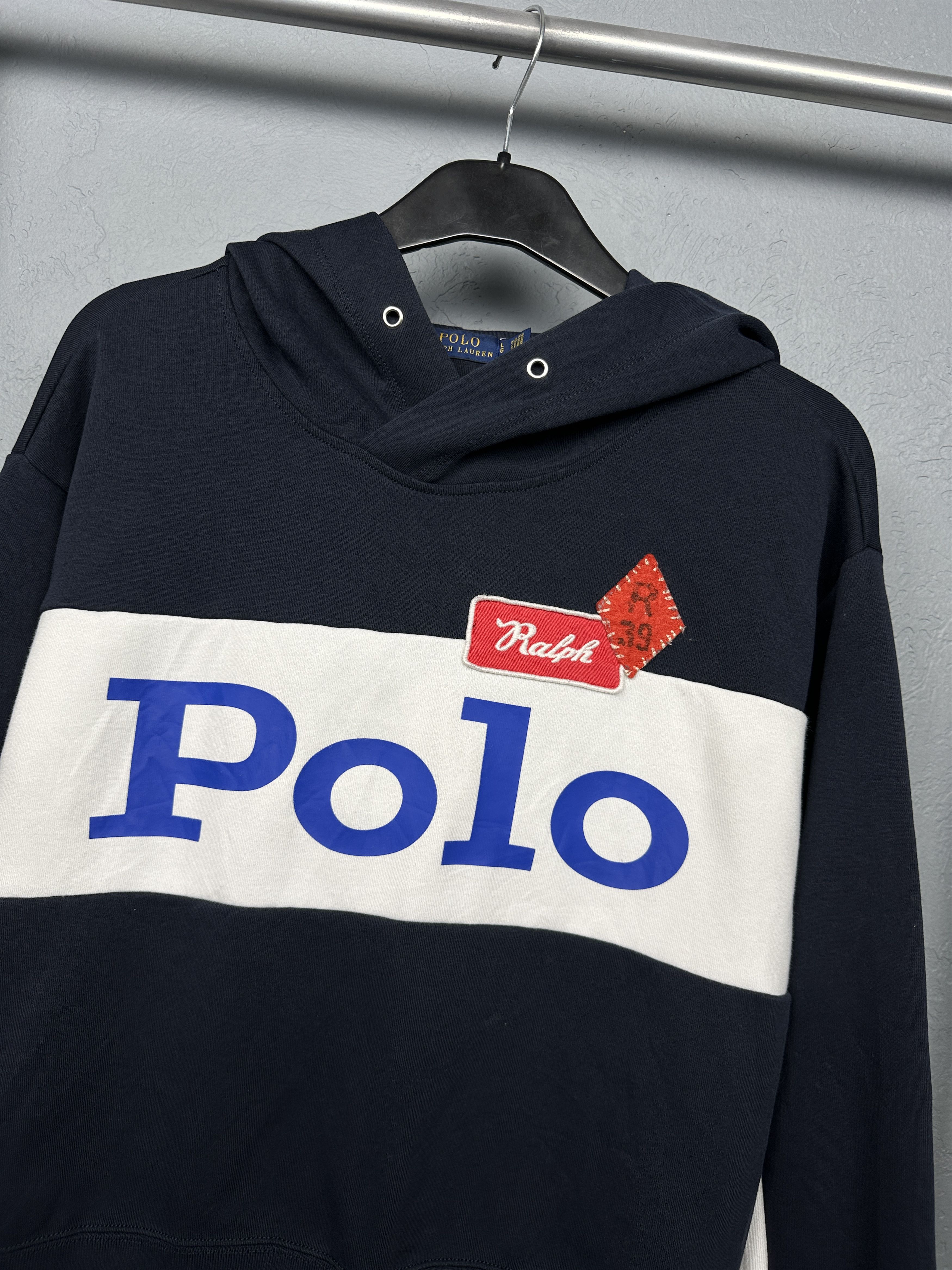 Polo Ralph Lauren Polo Ralph Lauren Womens Big Logo Hoodie Size L / US 10 / IT 46 - 2 Thumbnail