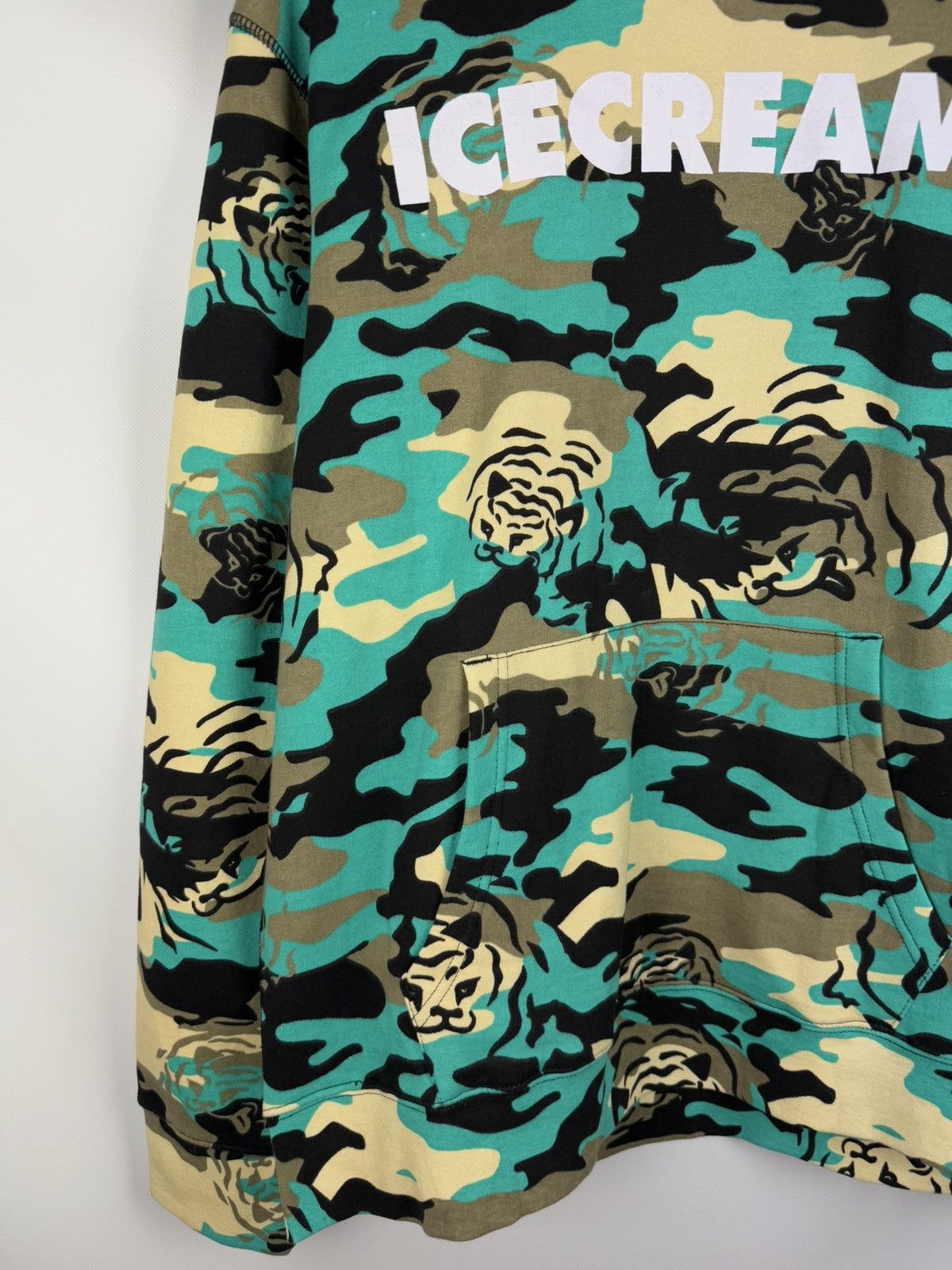 Icecream Icecream Billionaire Boys Club Camo Big Logo Hoodie Pullover Size US XL / EU 56 / 4 - 7 Thumbnail