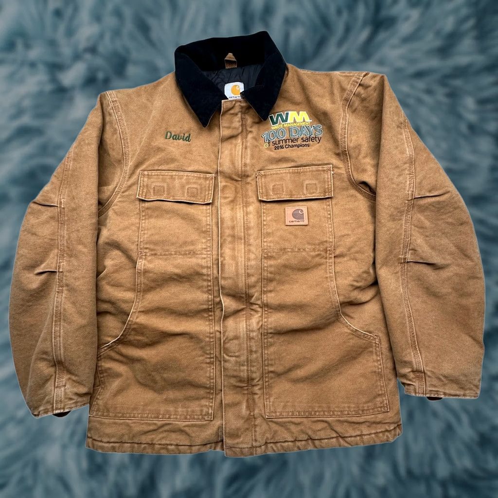 Carhartt Carhartt C26 Sandstone Duck Arctic Traditional Coat Canvas Jacket Mens Medium Size US M / EU 48-50 / 2 - 1 Thumbnail