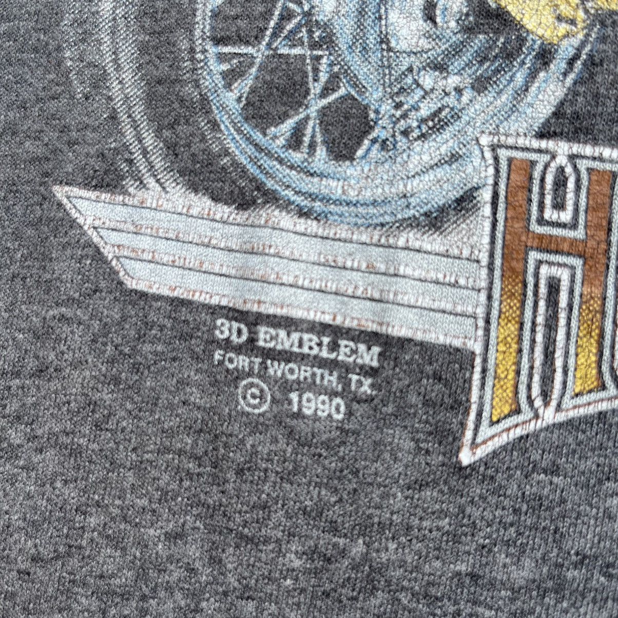 Harley Davidson 3D EMBLEM VINTAGE HARLEY DAVIDSON 90s 50:50 Size US L / EU 52-54 / 3 - 4 Thumbnail