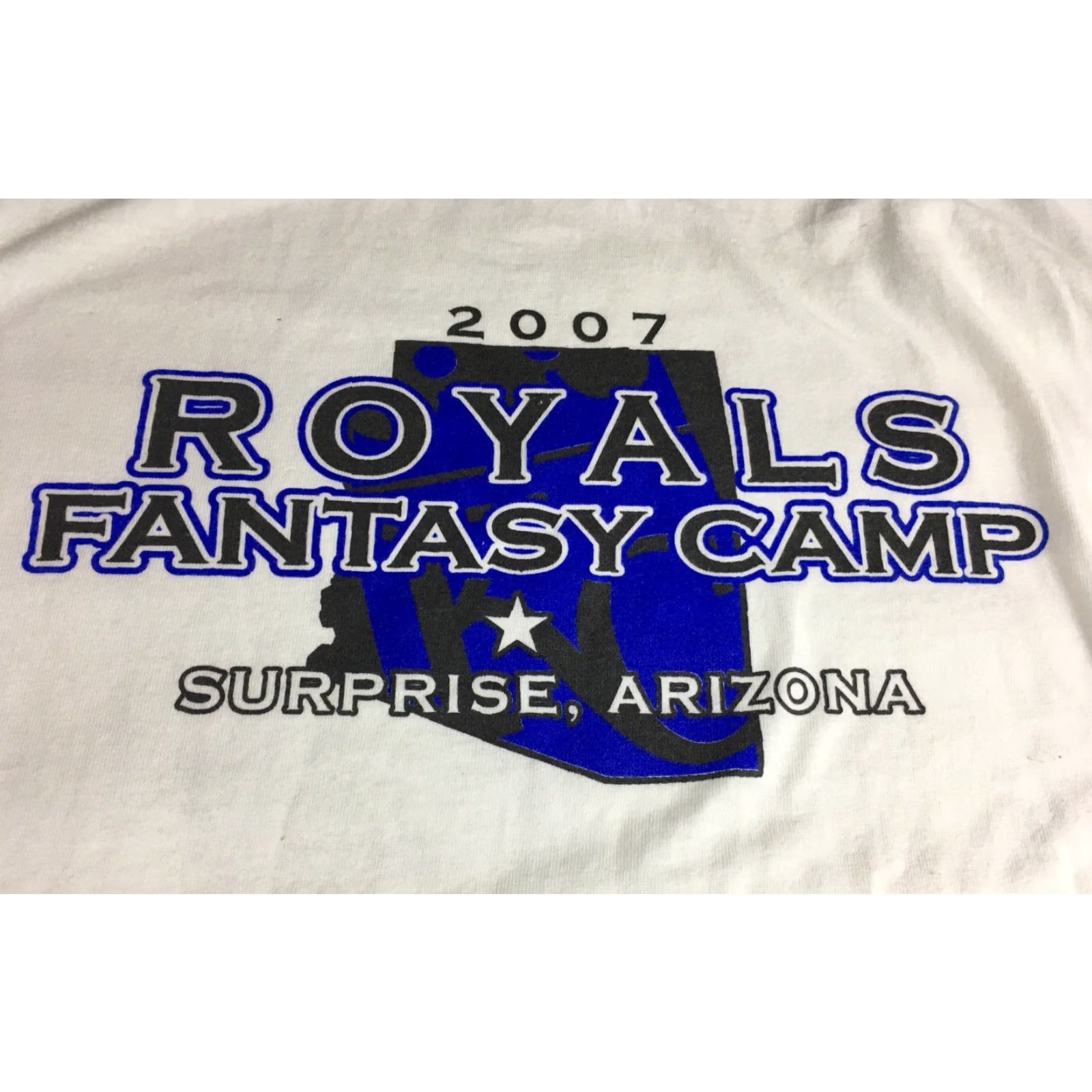 Anvil VINTAGE Kansas City Royals Fantasy Camp T Shirt Sz XL - Surprise AZ EUC Size US XL / EU 56 / 4 - 2 Thumbnail