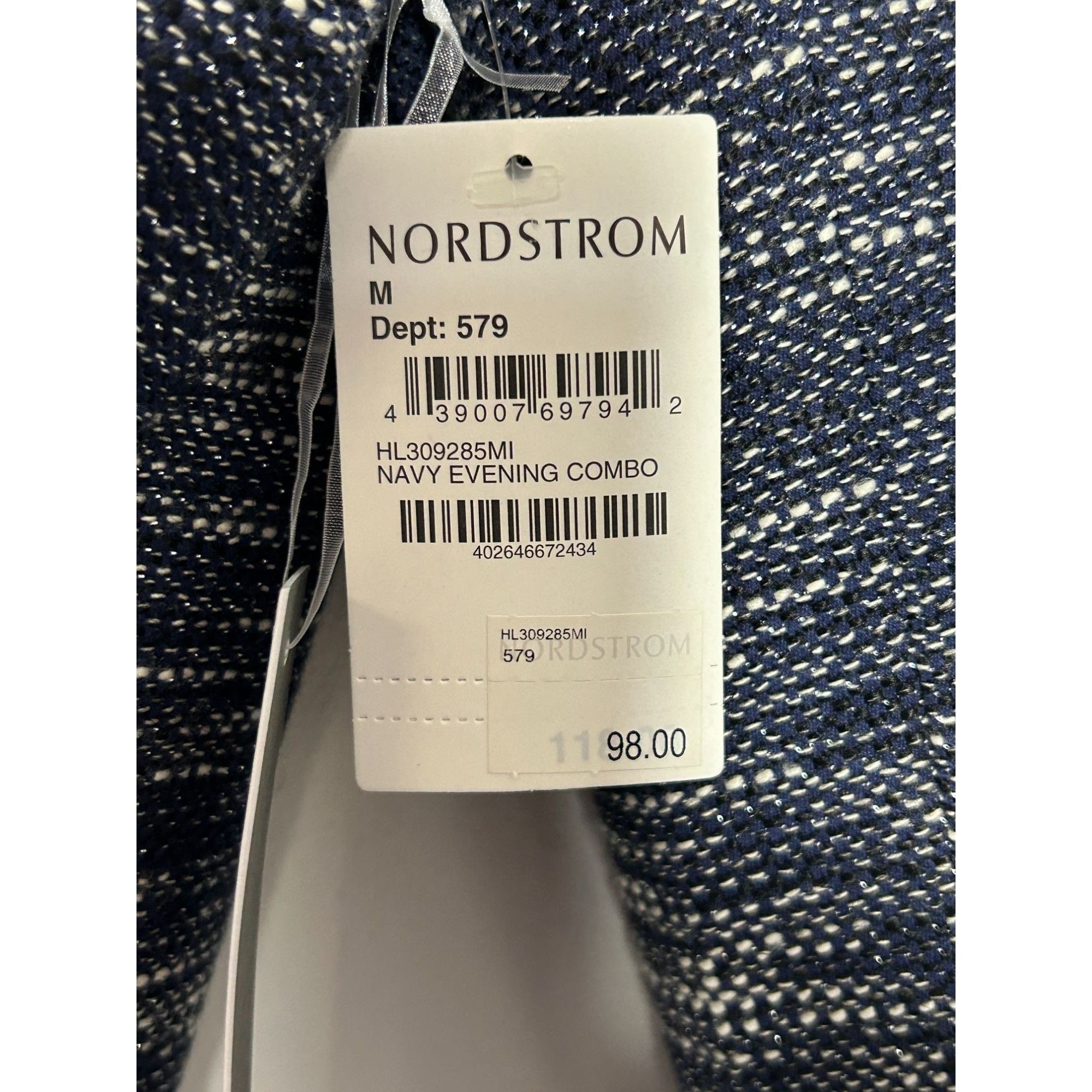 Other Chelsea28 Women's Scalloped Front Jacket in Navy - Sz M - NW Size M / US 6-8 / IT 42-44 - 8 Thumbnail