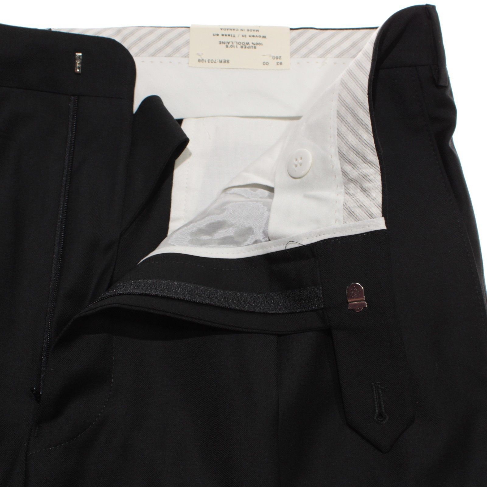 Samuelsohn Samuelsohn New with tags Dress Pants Size 37 US In Black Size US 37 - 3 Thumbnail