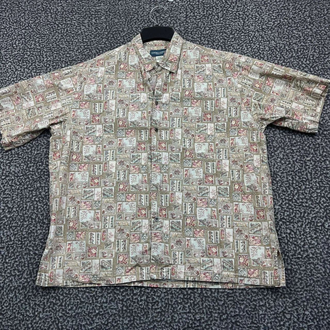 Other Cooke Street Shirt Men Extra Large Hawaiian Button Up Cotton Size US XL / EU 56 / 4 - 1 Thumbnail