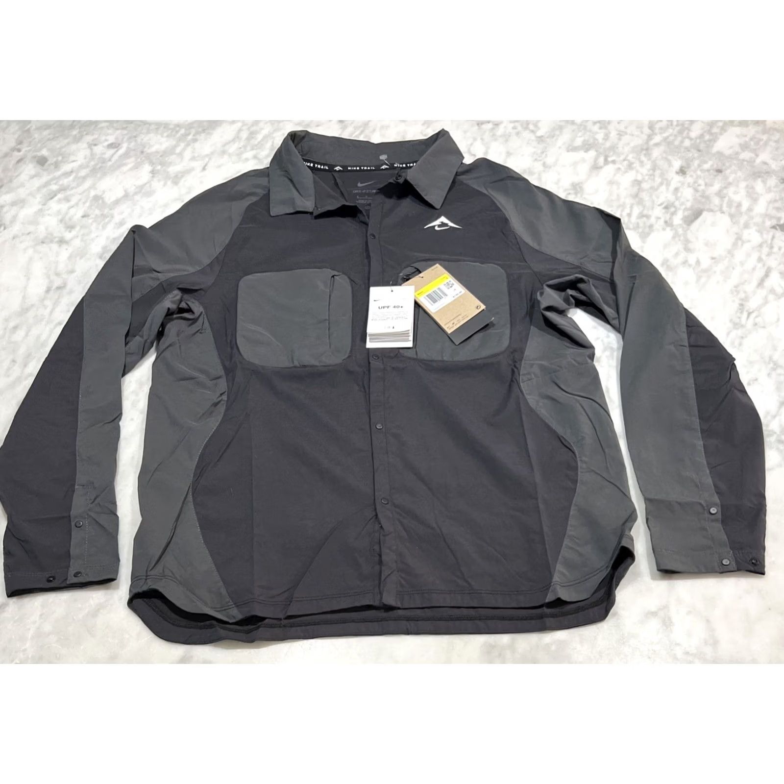 Nike Nike Trail Dri-FIT ADV UV Running Shirt Jacket Small Men's Men HJ5079-010 NWT Size US S / EU 44-46 / 1 - 2 Thumbnail