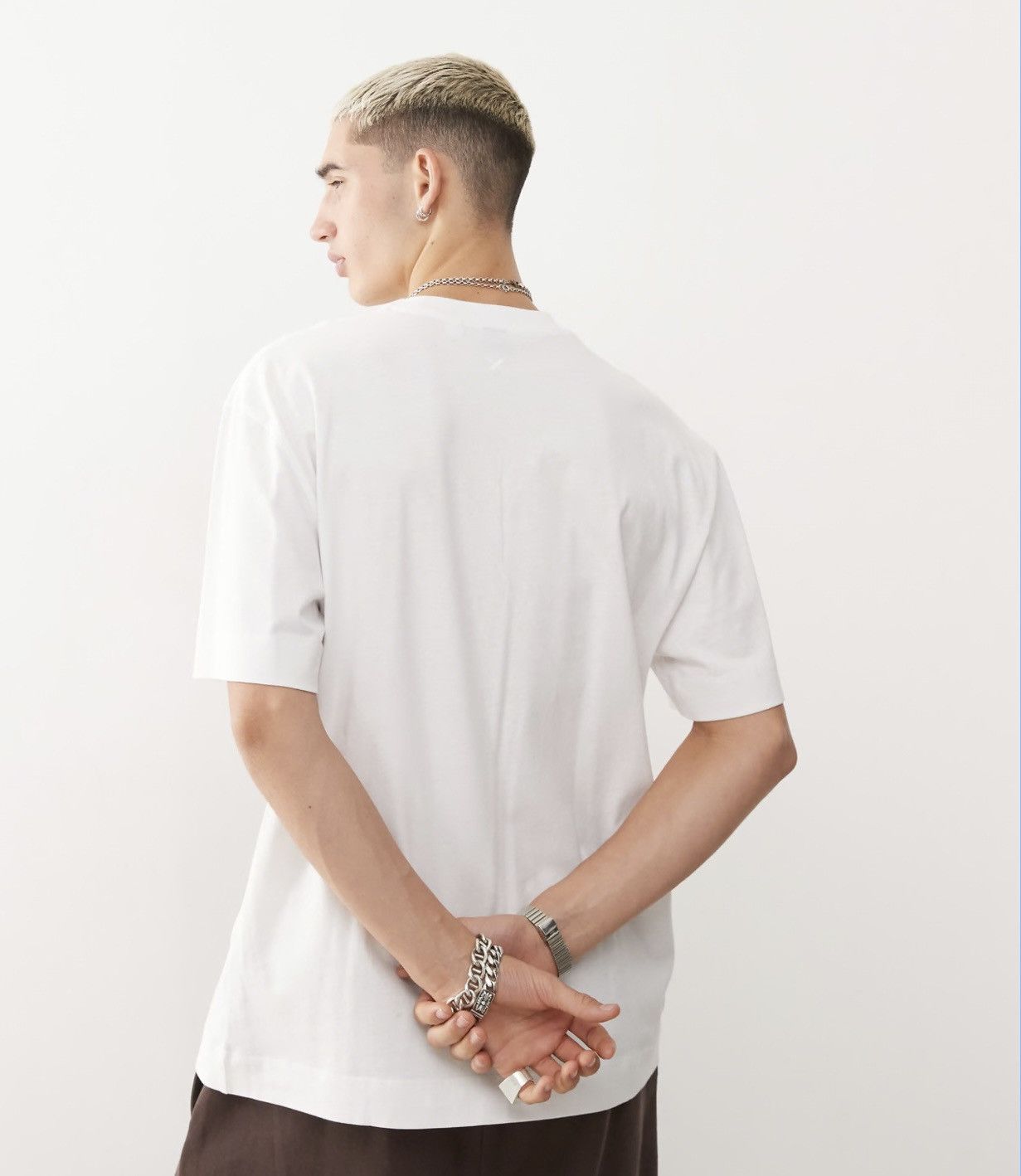 Asos Casual White T-Shirt Size US M / EU 48-50 / 2 - 4 Thumbnail
