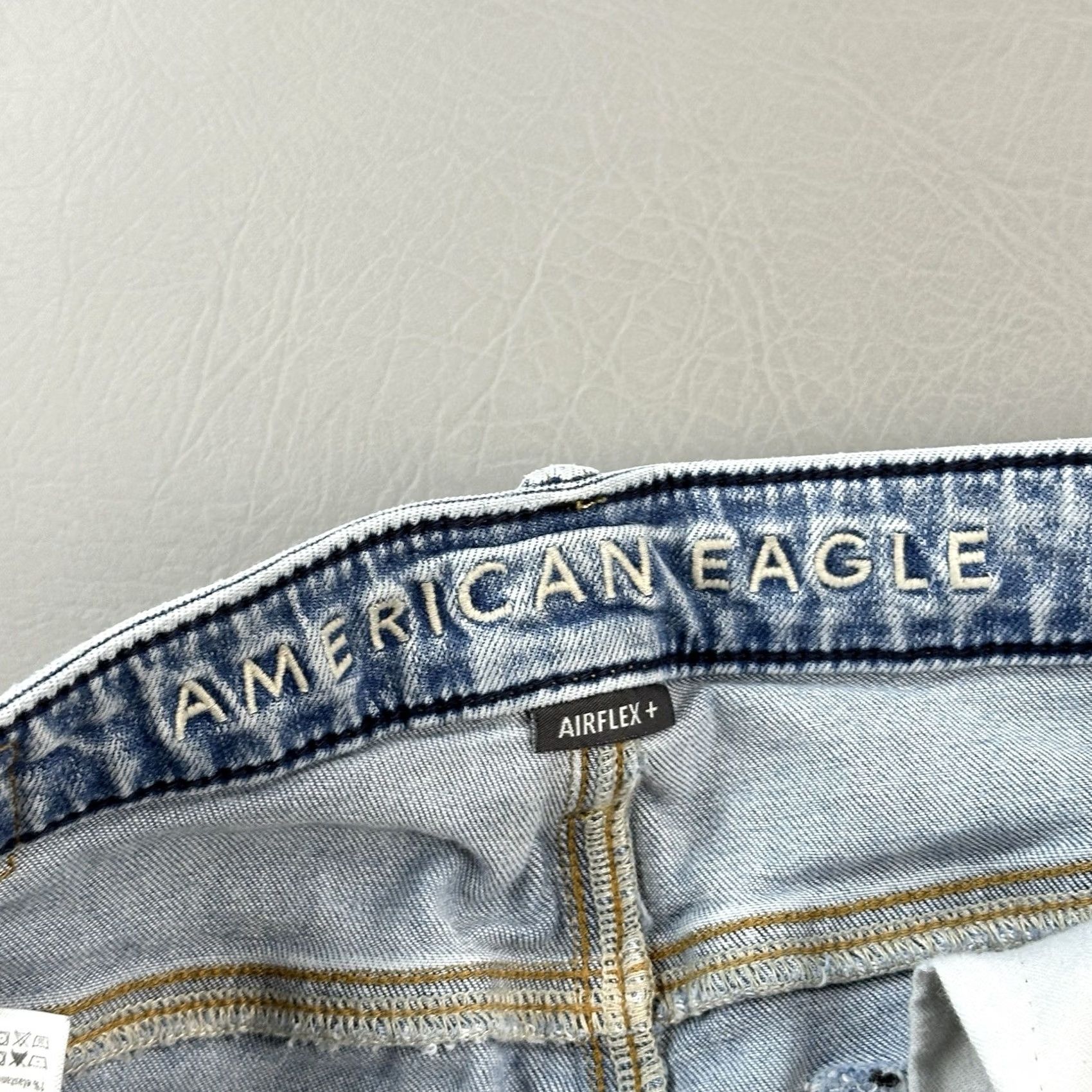 American Eagle Outfitters American Eagle Jeans Mens 29x30 29x29 Distressed Skinny AirFlex Stretch Casual Shirt Size US 29 - 6 Thumbnail