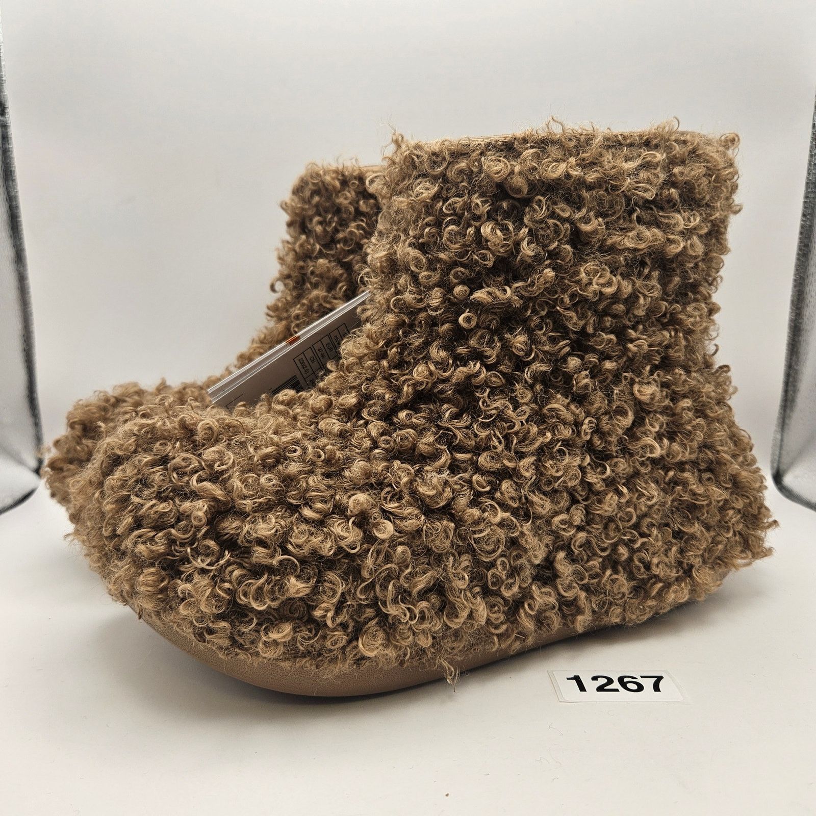 Crocs CROCS M5/W7 CRUSH DOODLE FUR PULL ON WINTER ANKLE BOOTS NWT Size US 7 / IT 37 - 1 Thumbnail
