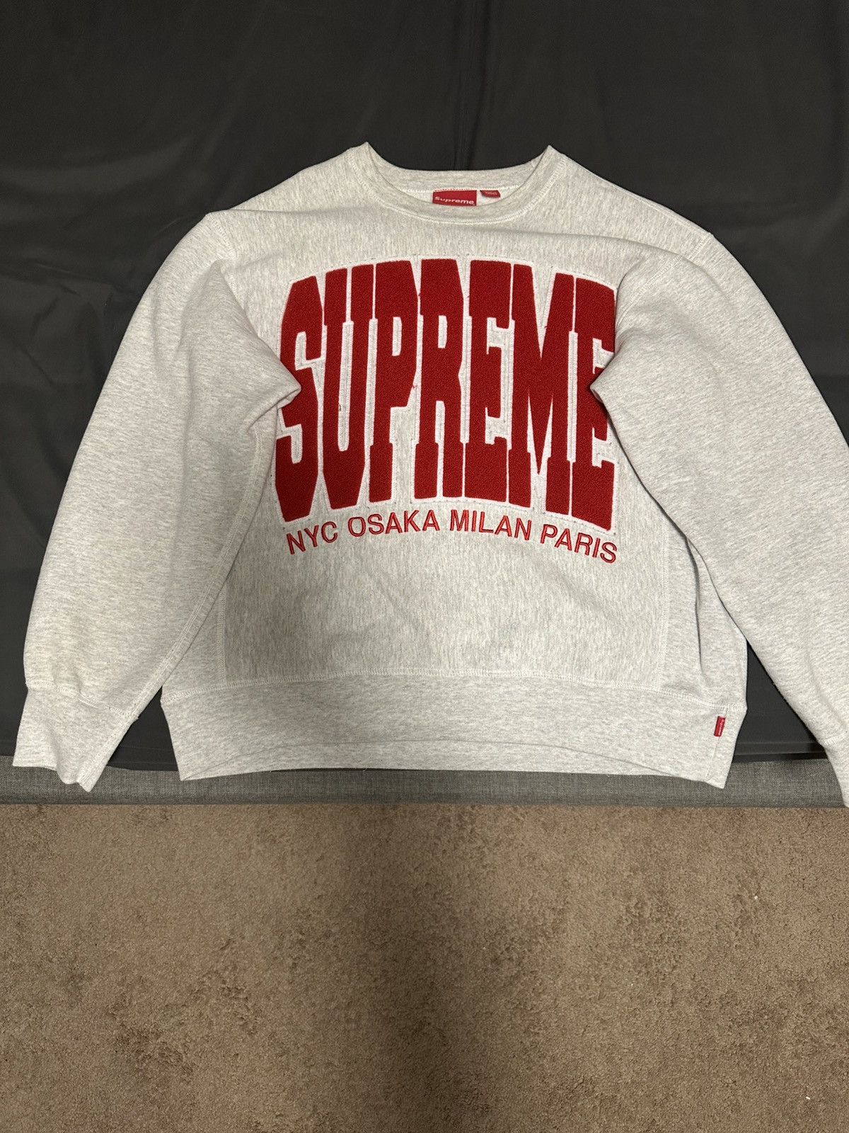 Supreme Supreme Cities Arc Crewneck Size US M / EU 48-50 / 2 - 1 Thumbnail