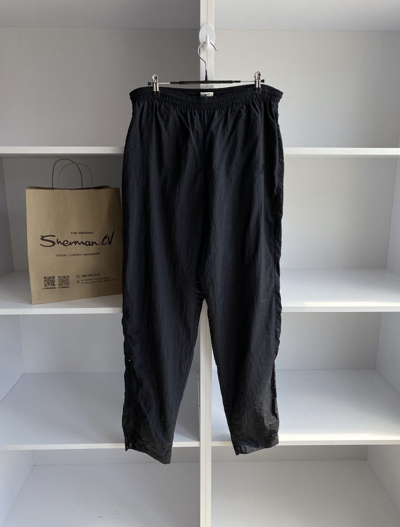 Nike × Vintage Vintage Nylon Nike drill pants Size US 32 / EU 48 - 1 Thumbnail