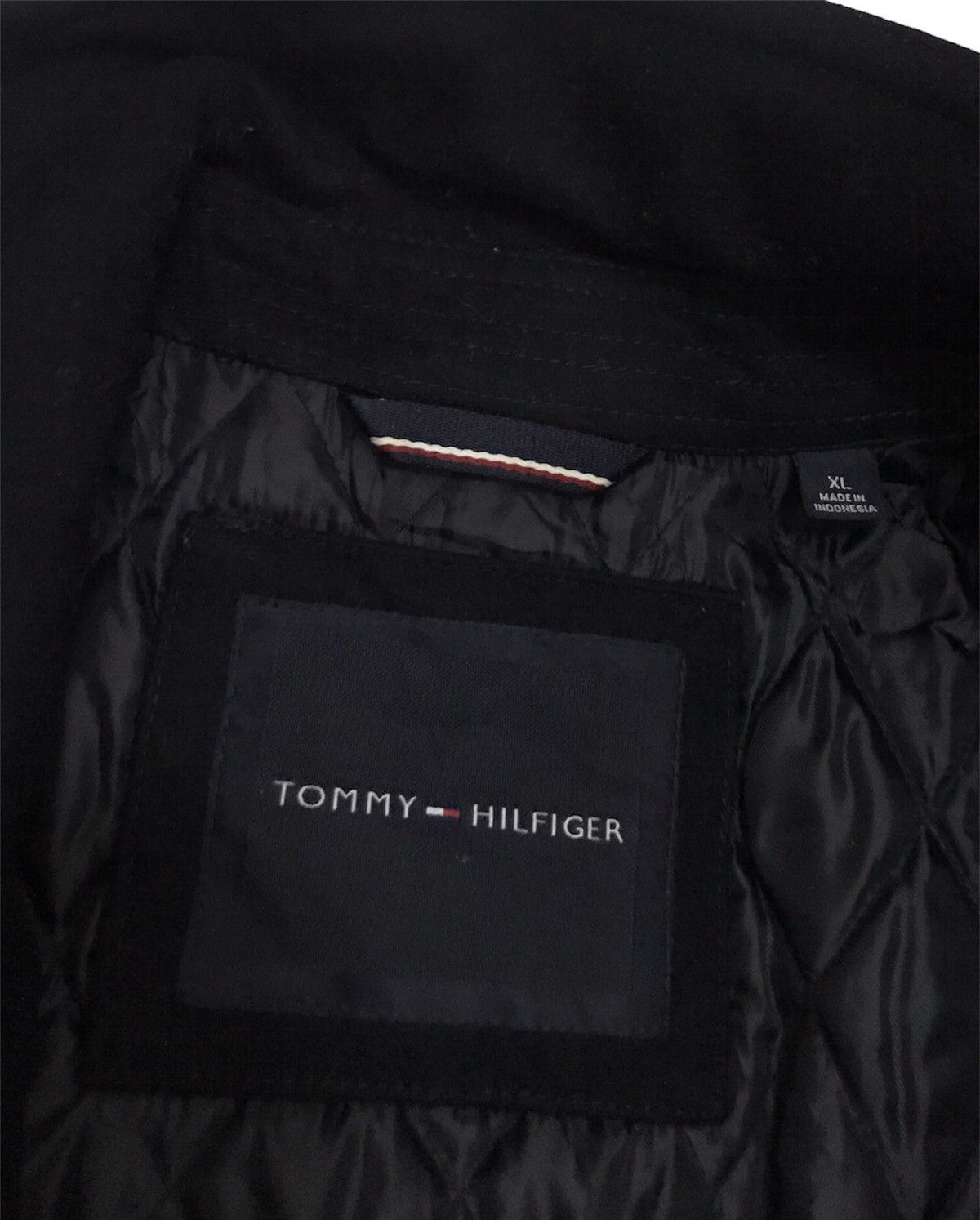 Designer × Tommy Hilfiger Tommy Hilfiger Navy Wool Blend Double Breasted Walker Coat Size US XL / EU 56 / 4 - 10 Thumbnail