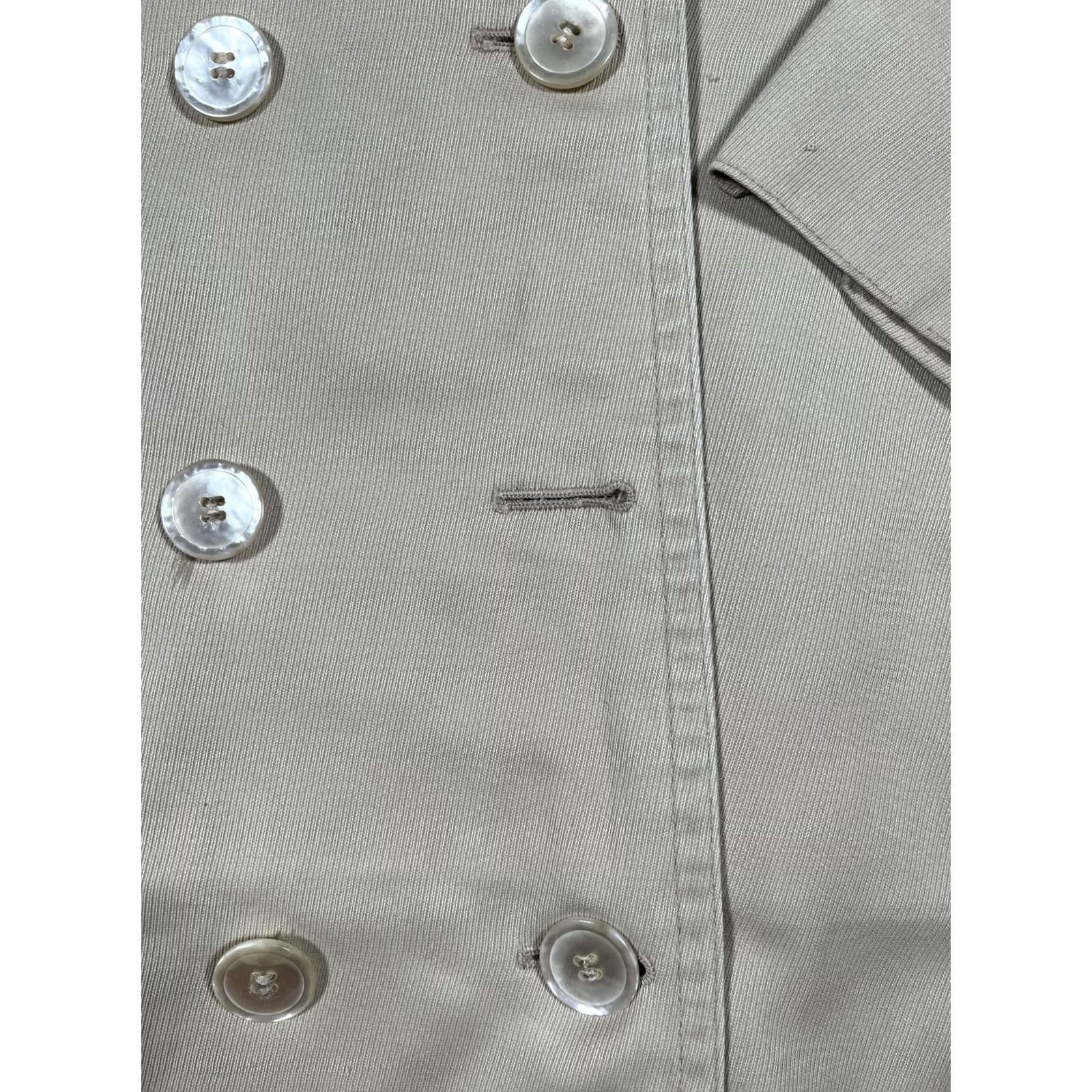 Doublet VINTAGE Misty Harbor Trench Coat Womens 14 Double Breasted Daiswain Twill 60s Size XL / US 12-14 / IT 48-50 - 6 Thumbnail
