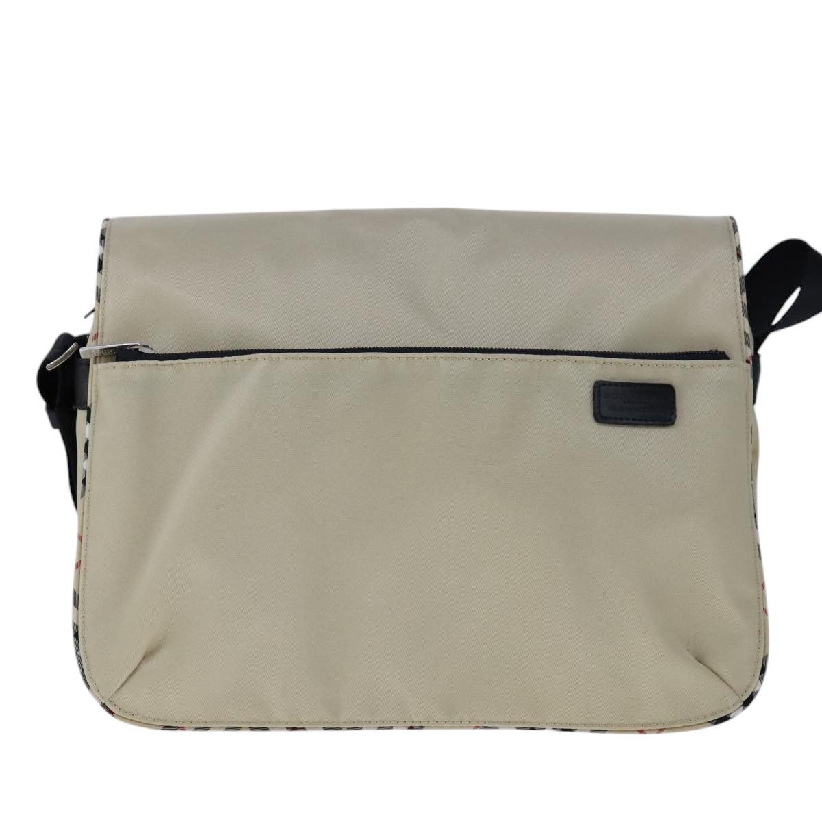 Burberry Nova Check Beige Synthetic Shoulder Bag (Pre-Owned) Size ONE SIZE - 1 Thumbnail